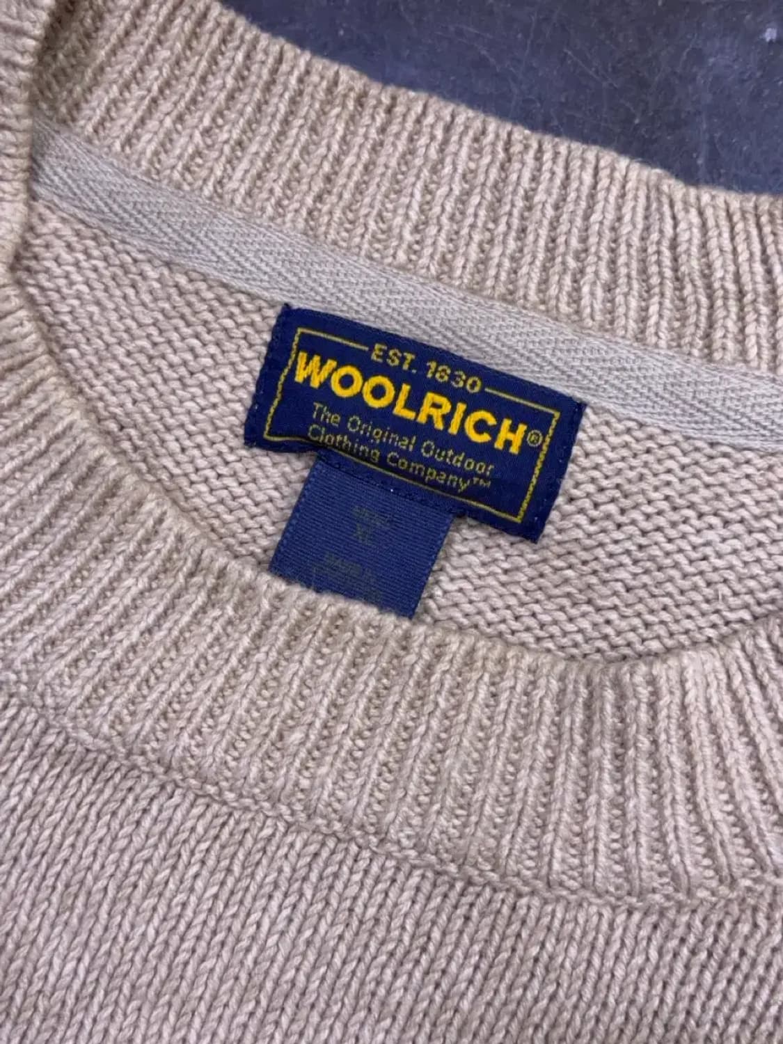 울리치 지카드 노루 디어 니트 스웨터 탄베이지 XL 상품이미지8