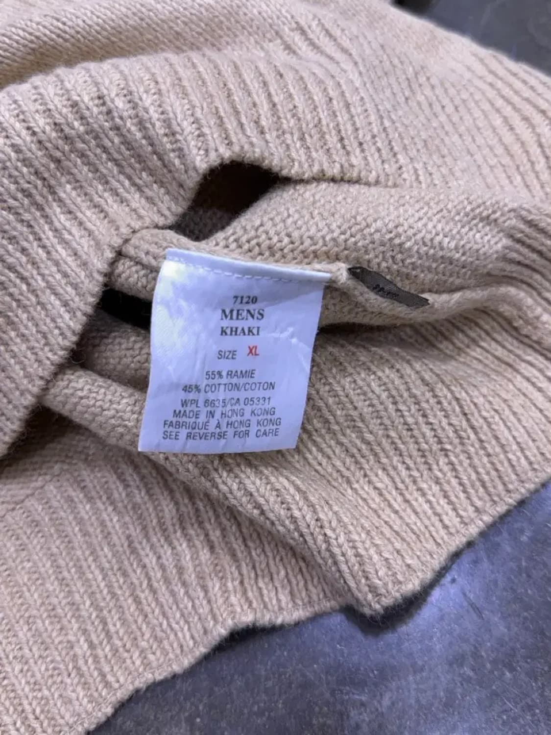 울리치 지카드 노루 디어 니트 스웨터 탄베이지 XL 상품이미지9