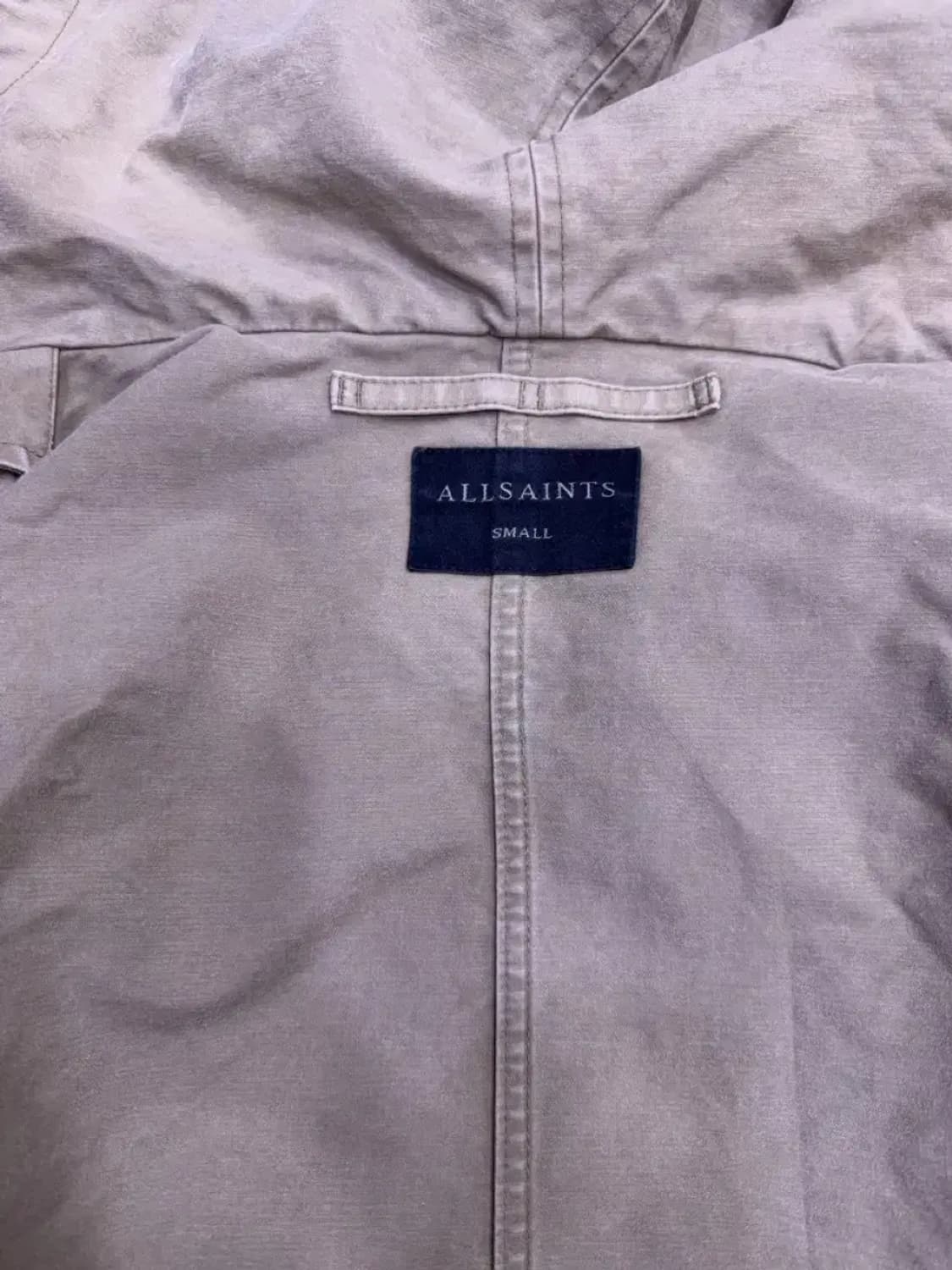 올세인츠 밀리터리 후드 야상 필드자켓 베이지 S 상품이미지10
