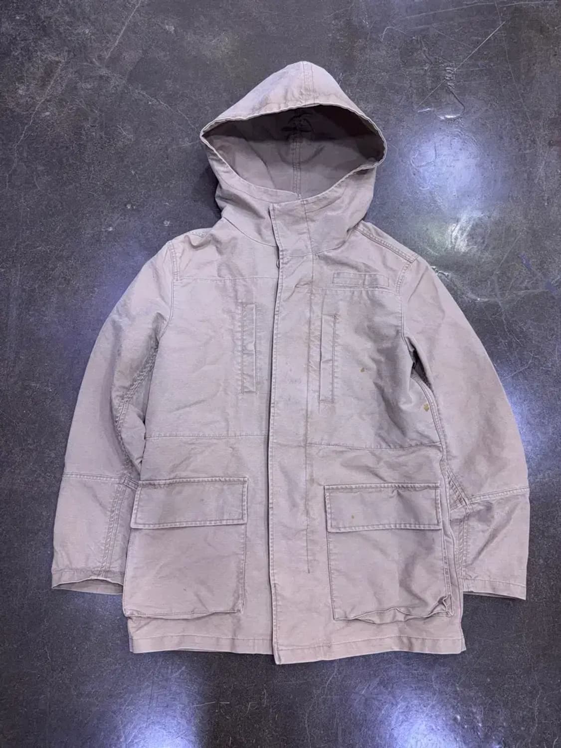 올세인츠 밀리터리 후드 야상 필드자켓 베이지 S 상품이미지2