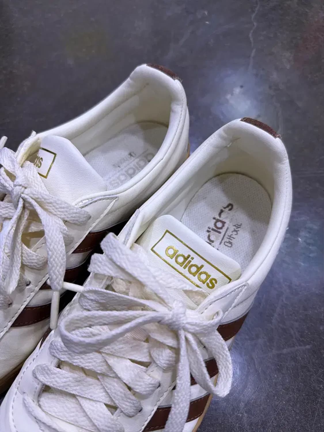 아디다스 네오 VL 코트 크림 브라운 스니커즈 245 상품이미지5