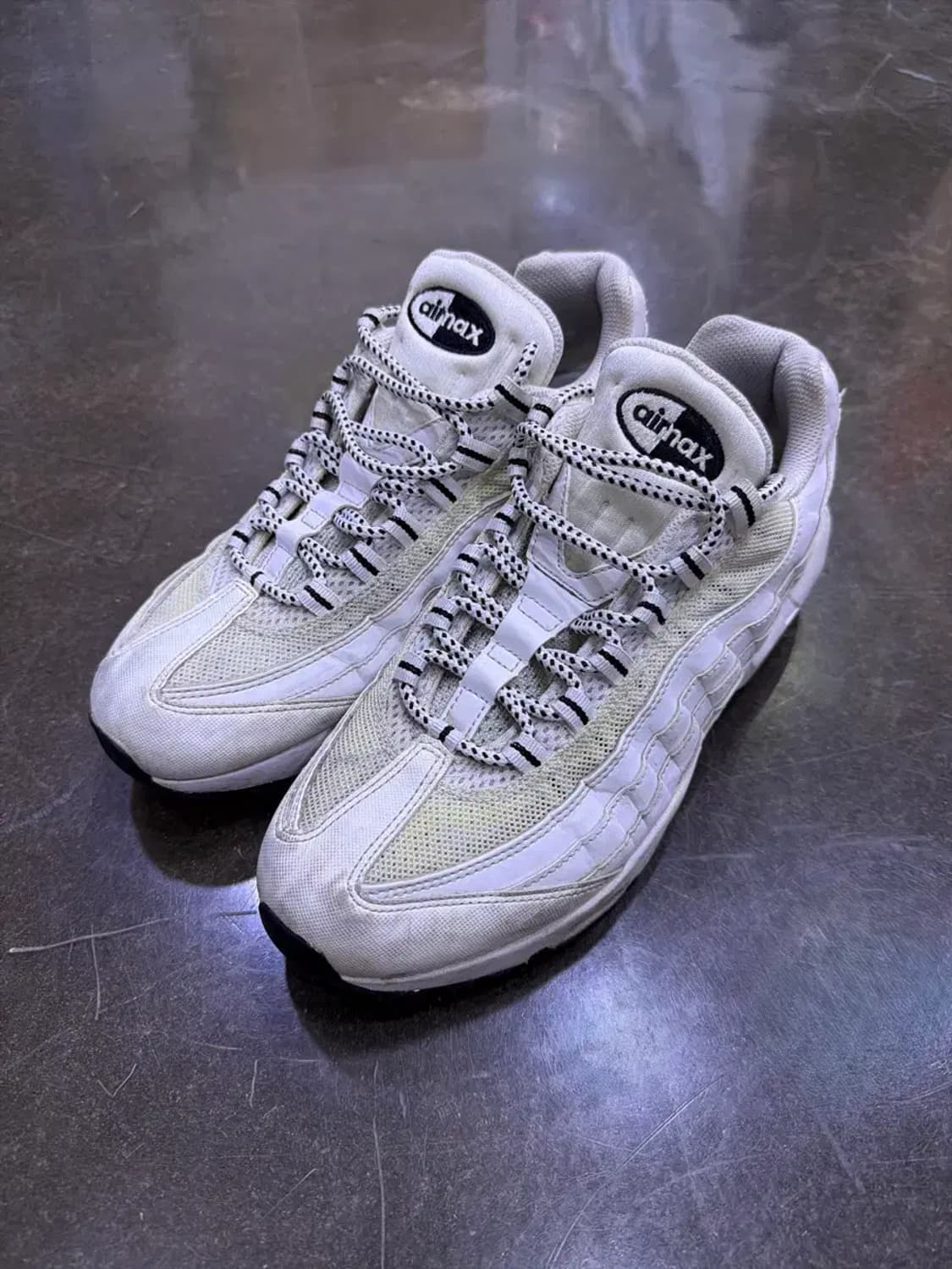 나이키 에어맥스95 화이트 스니커즈 슈즈 270 상품이미지1