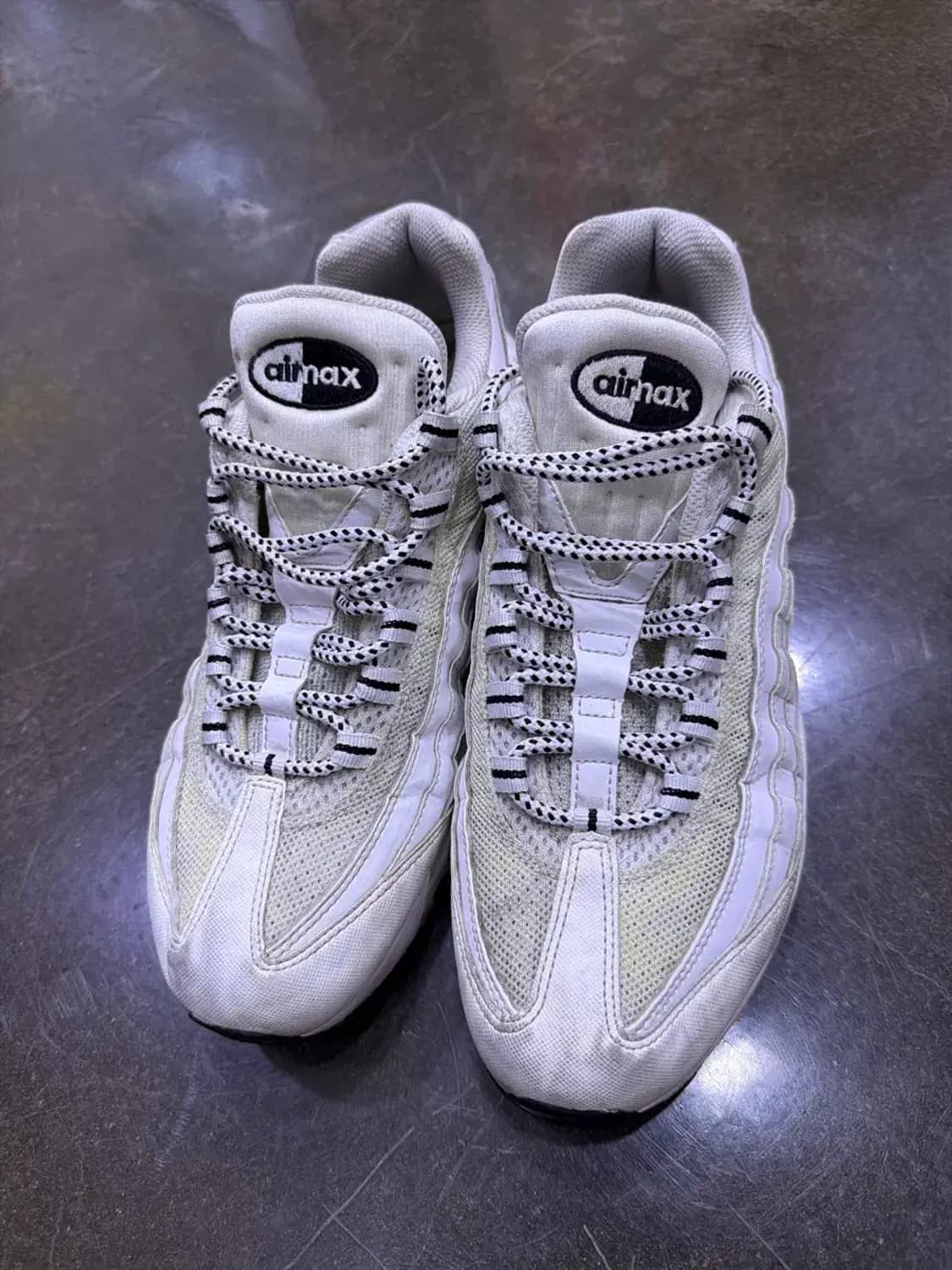 나이키 에어맥스95 화이트 스니커즈 슈즈 270 상품이미지2