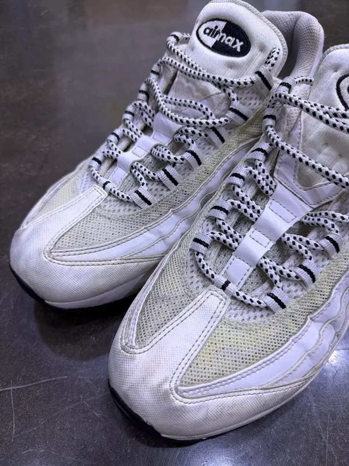 나이키 에어맥스95 화이트 스니커즈 슈즈 270 상품이미지3