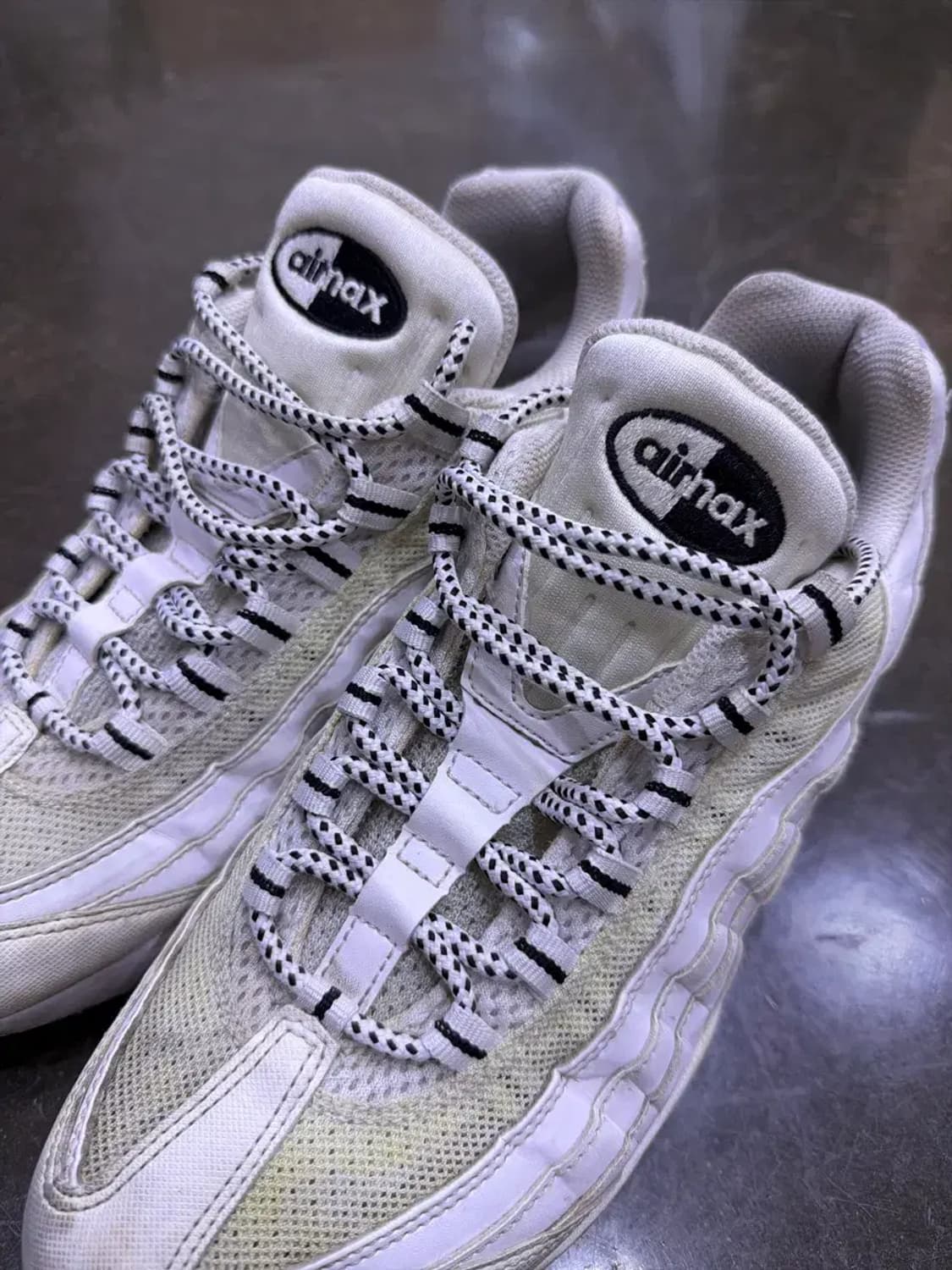 나이키 에어맥스95 화이트 스니커즈 슈즈 270 상품이미지4