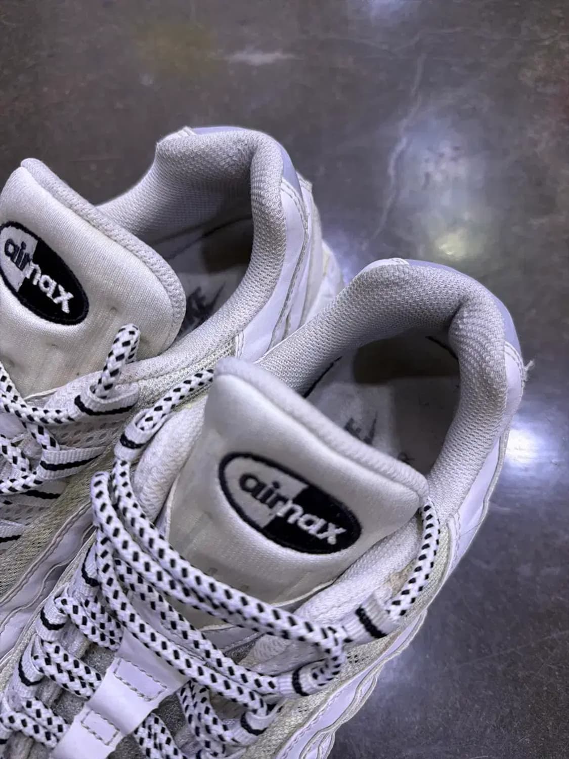 나이키 에어맥스95 화이트 스니커즈 슈즈 270 상품이미지5