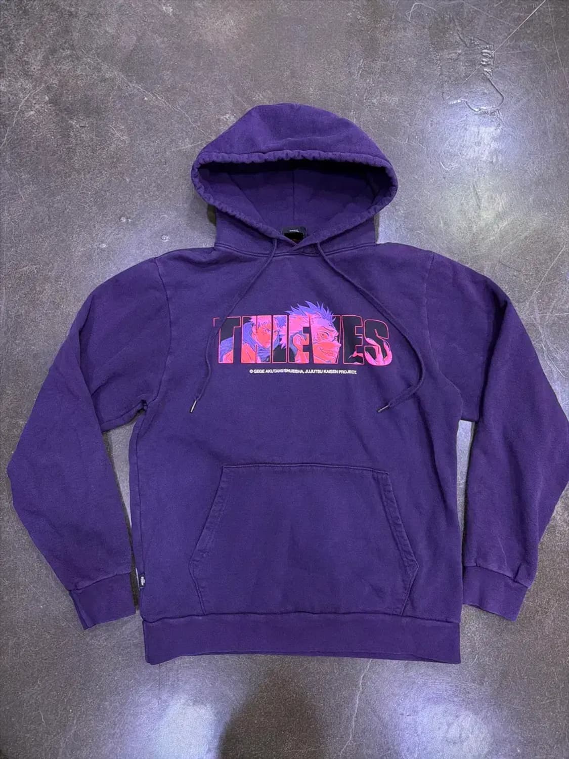 100 Thieves USA 메이드 주술회전 공식 후드티 후디 M 상품이미지1