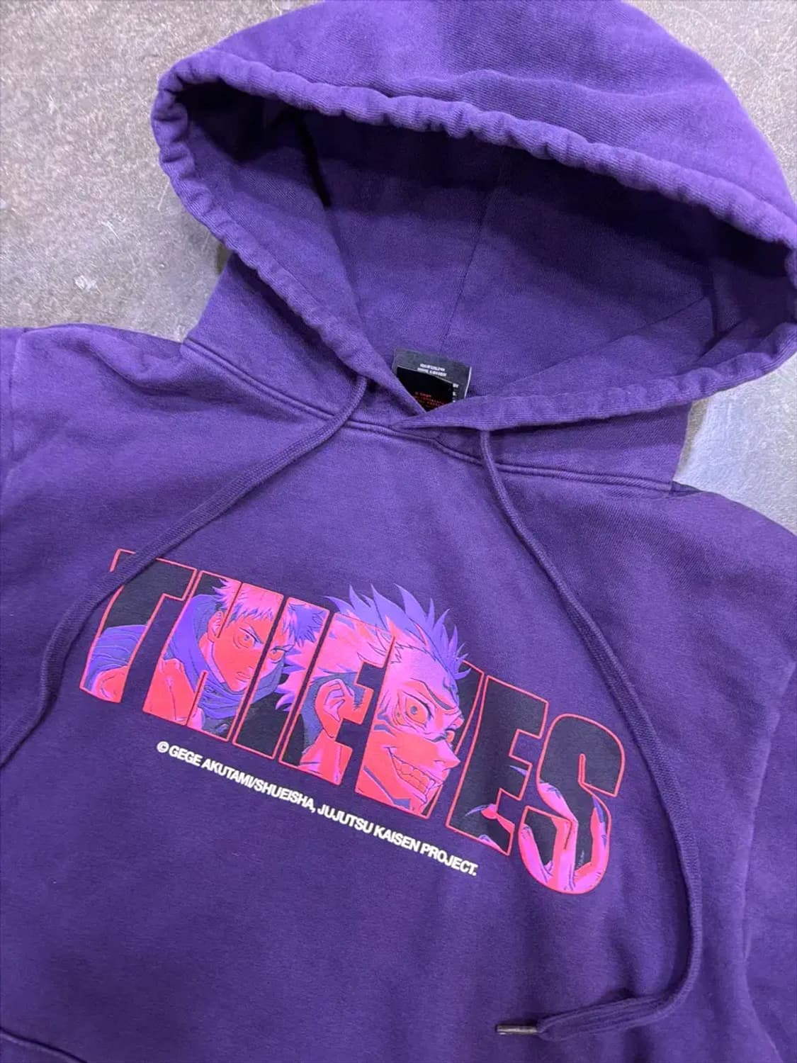 100 Thieves USA 메이드 주술회전 공식 후드티 후디 M 상품이미지3