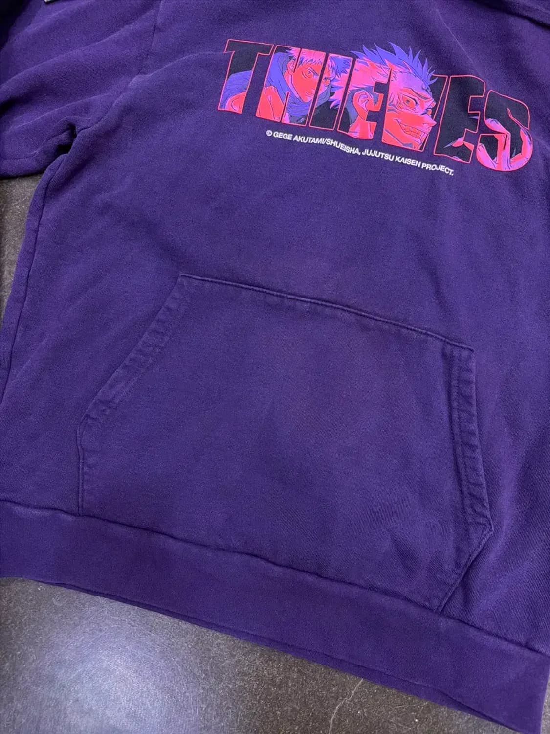 100 Thieves USA 메이드 주술회전 공식 후드티 후디 M 상품이미지5