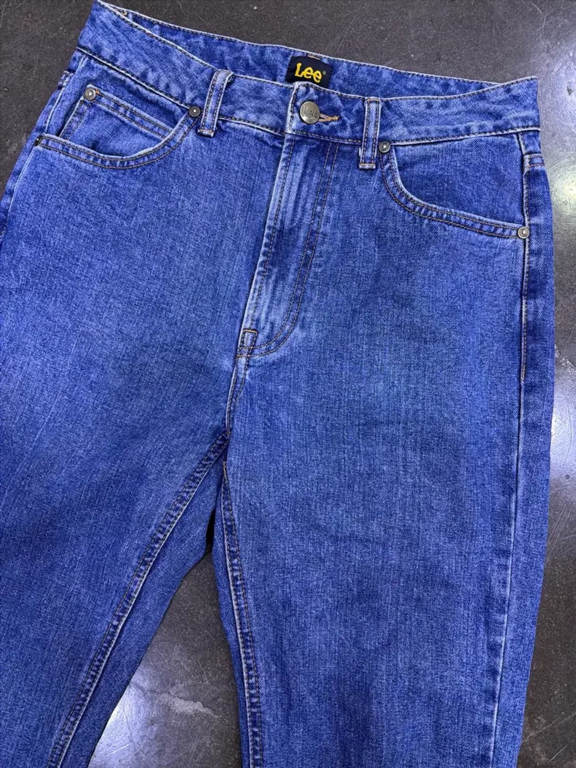 Lee 리 중청 워싱 테이퍼드핏 청바지 데님팬츠 27 상품이미지3