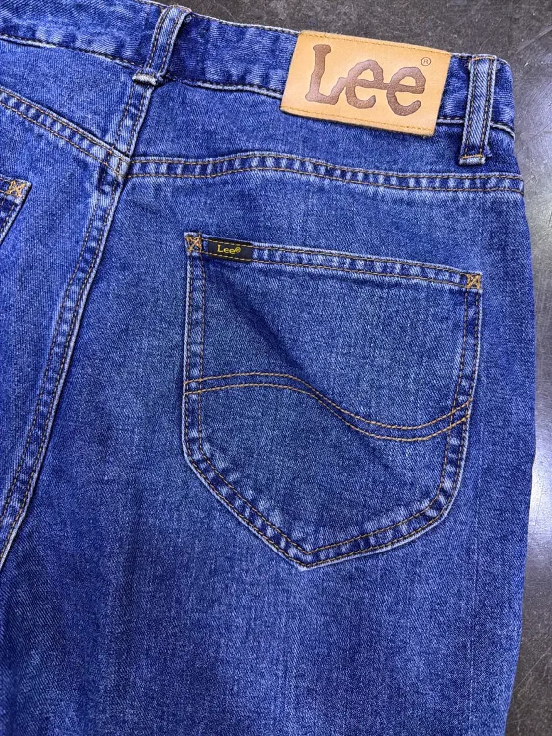 Lee 리 중청 워싱 테이퍼드핏 청바지 데님팬츠 27 상품이미지7