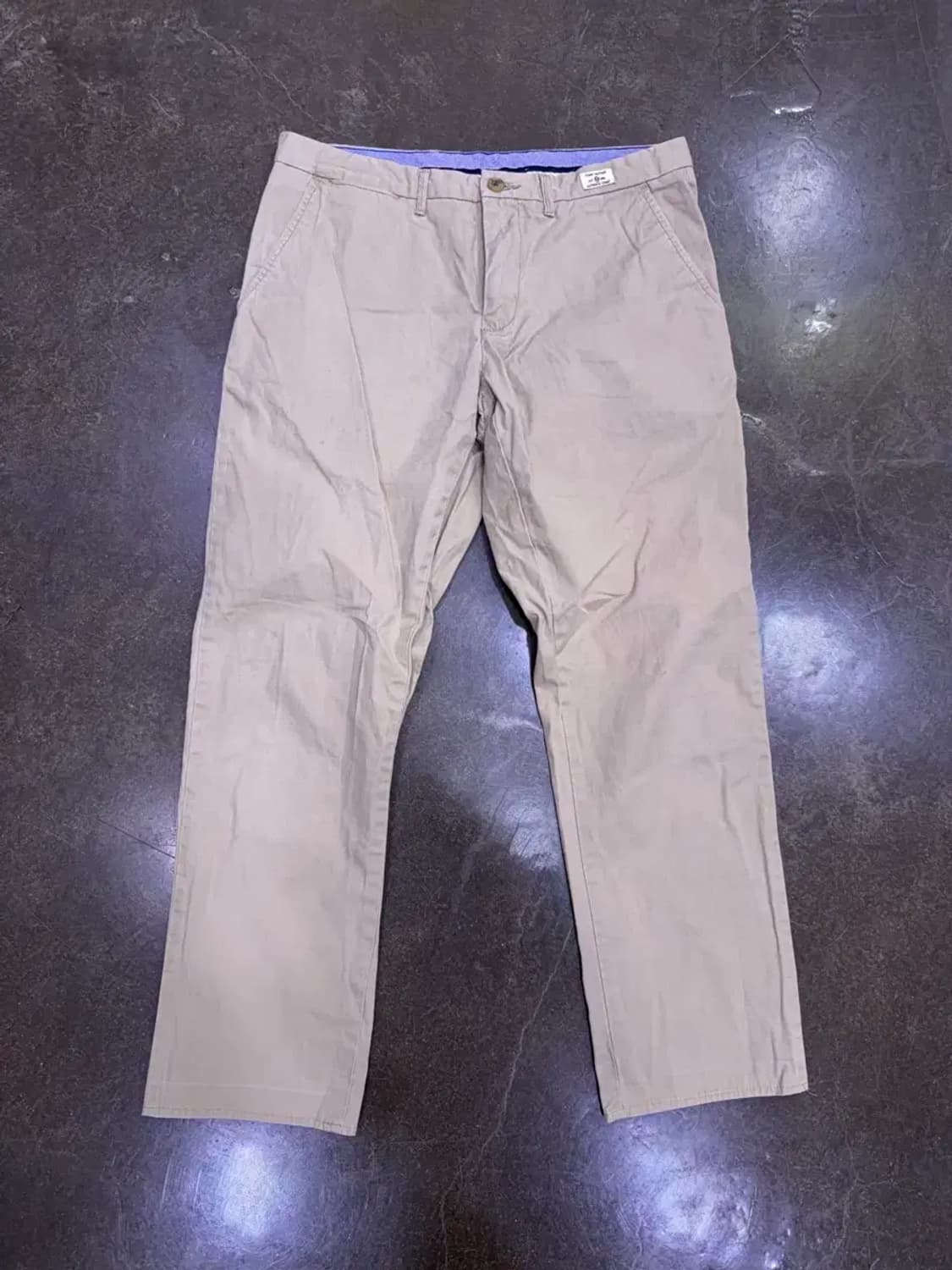 타미힐피거 레귤러핏 오가닉 코튼 머서 치노팬츠 베이지 34 상품이미지1