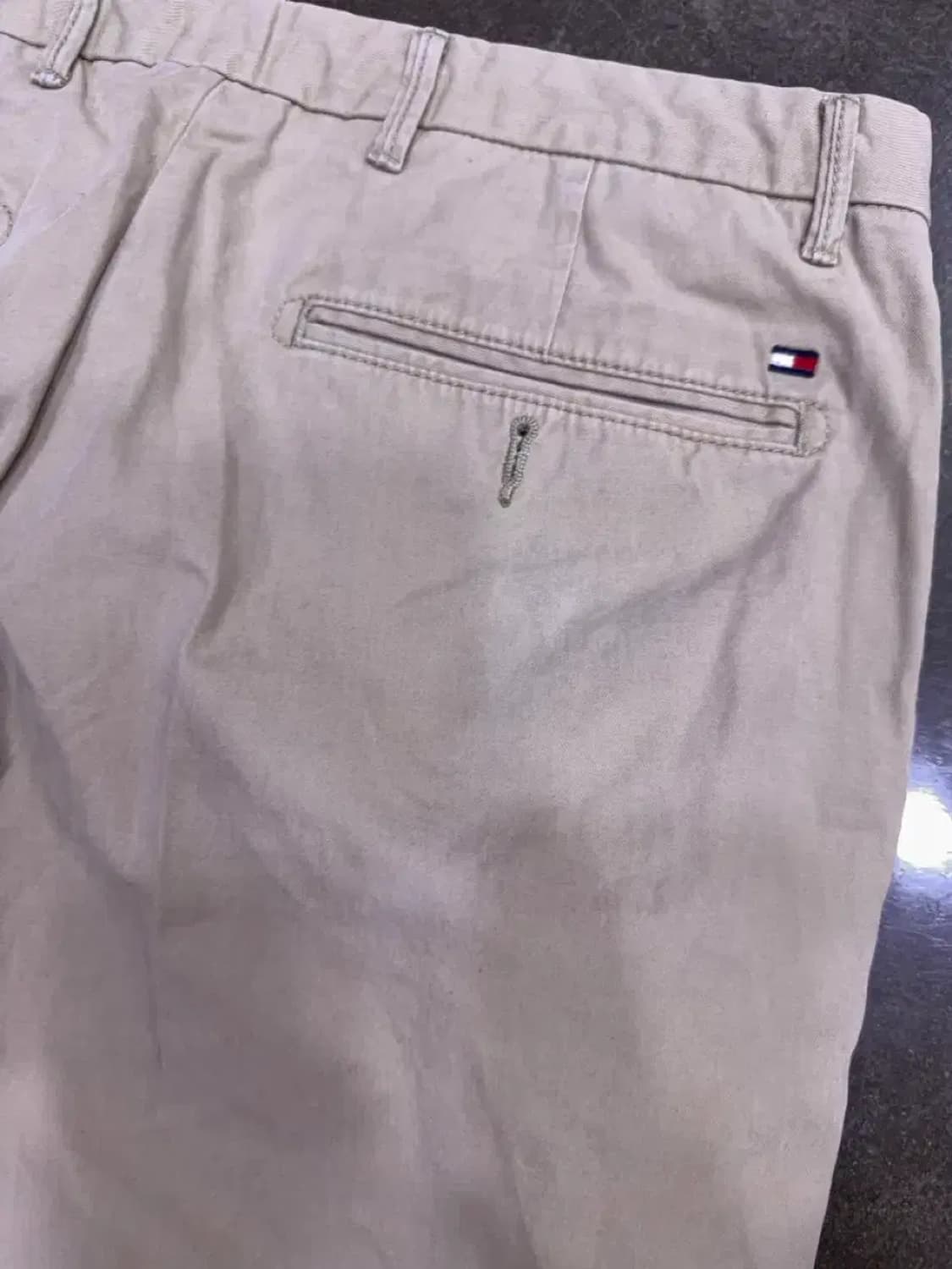 타미힐피거 레귤러핏 오가닉 코튼 머서 치노팬츠 베이지 34 상품이미지8