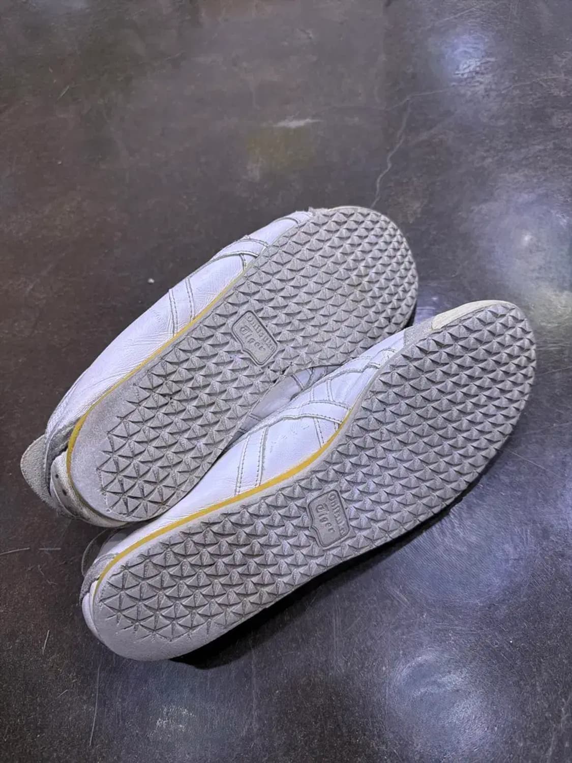 오니츠카타이거 멕시코66 슬립온 화이트 옐로우 275 상품이미지7