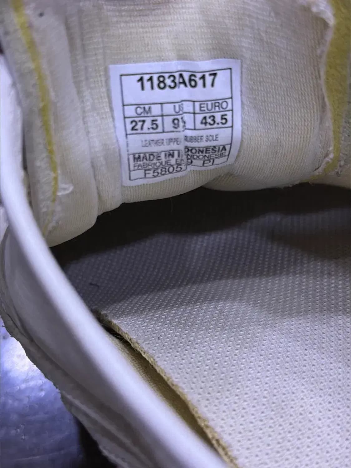 오니츠카타이거 멕시코66 슬립온 화이트 옐로우 275 상품이미지8