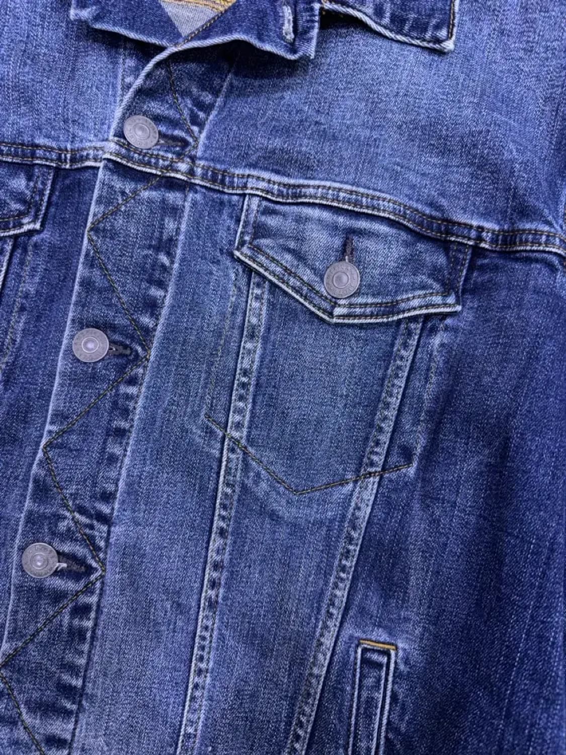 아메리칸이글 빈티지 워싱 데님 트러커 자켓 청자켓 XL 상품이미지5