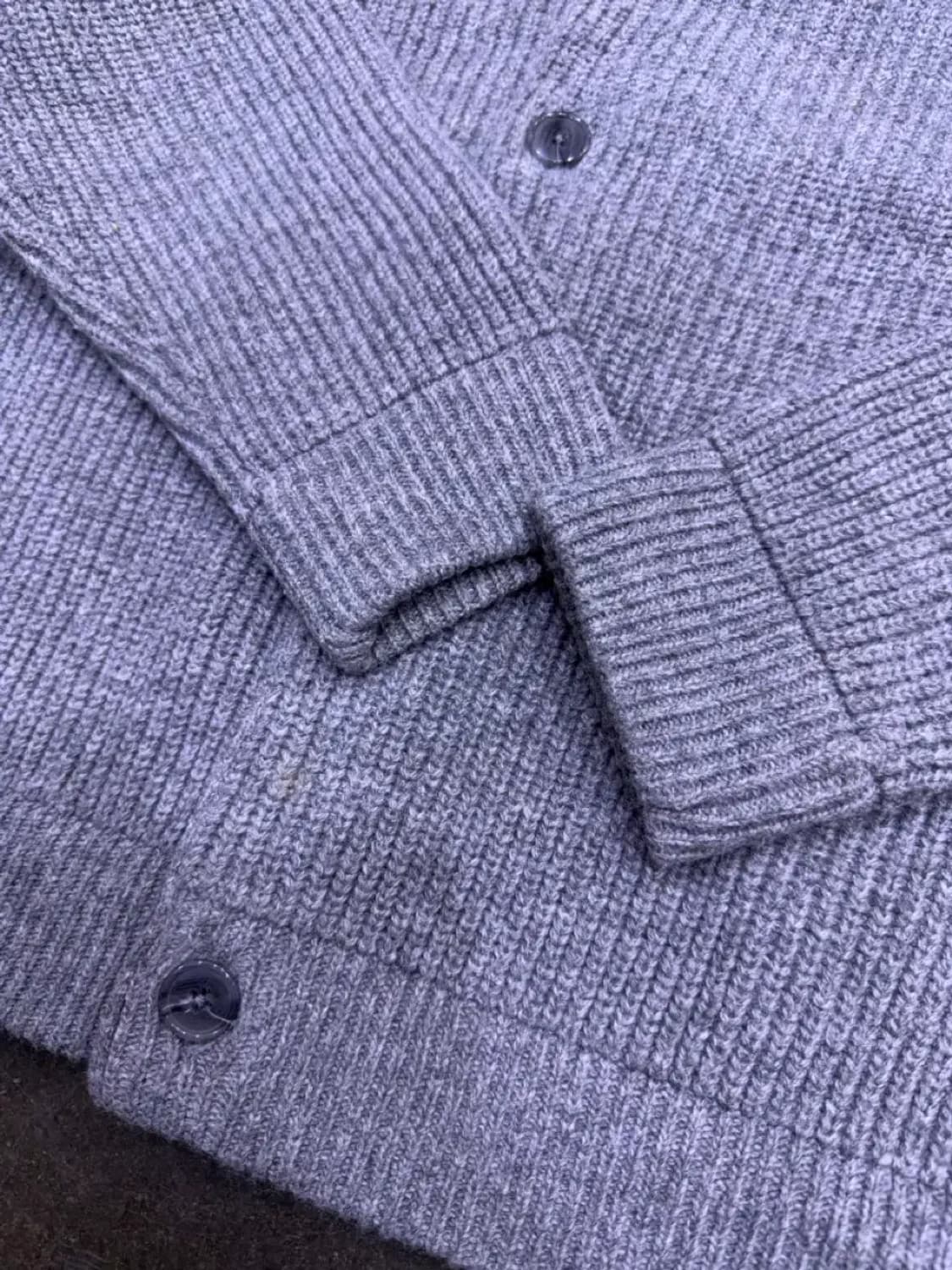 247시리즈 울 점퍼 가디건 멜란지 그레이 M 상품이미지10