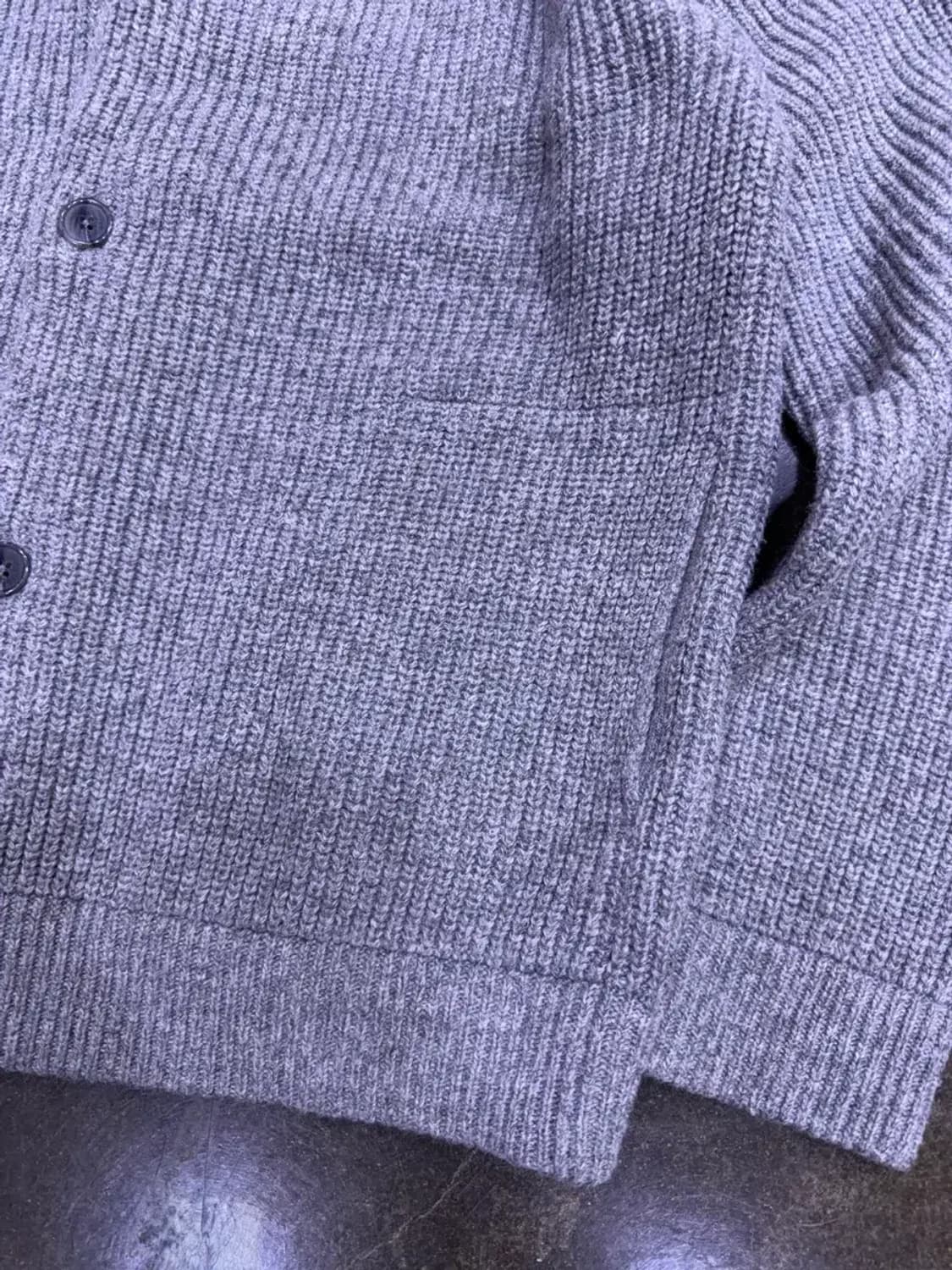 247시리즈 울 점퍼 가디건 멜란지 그레이 M 상품이미지9