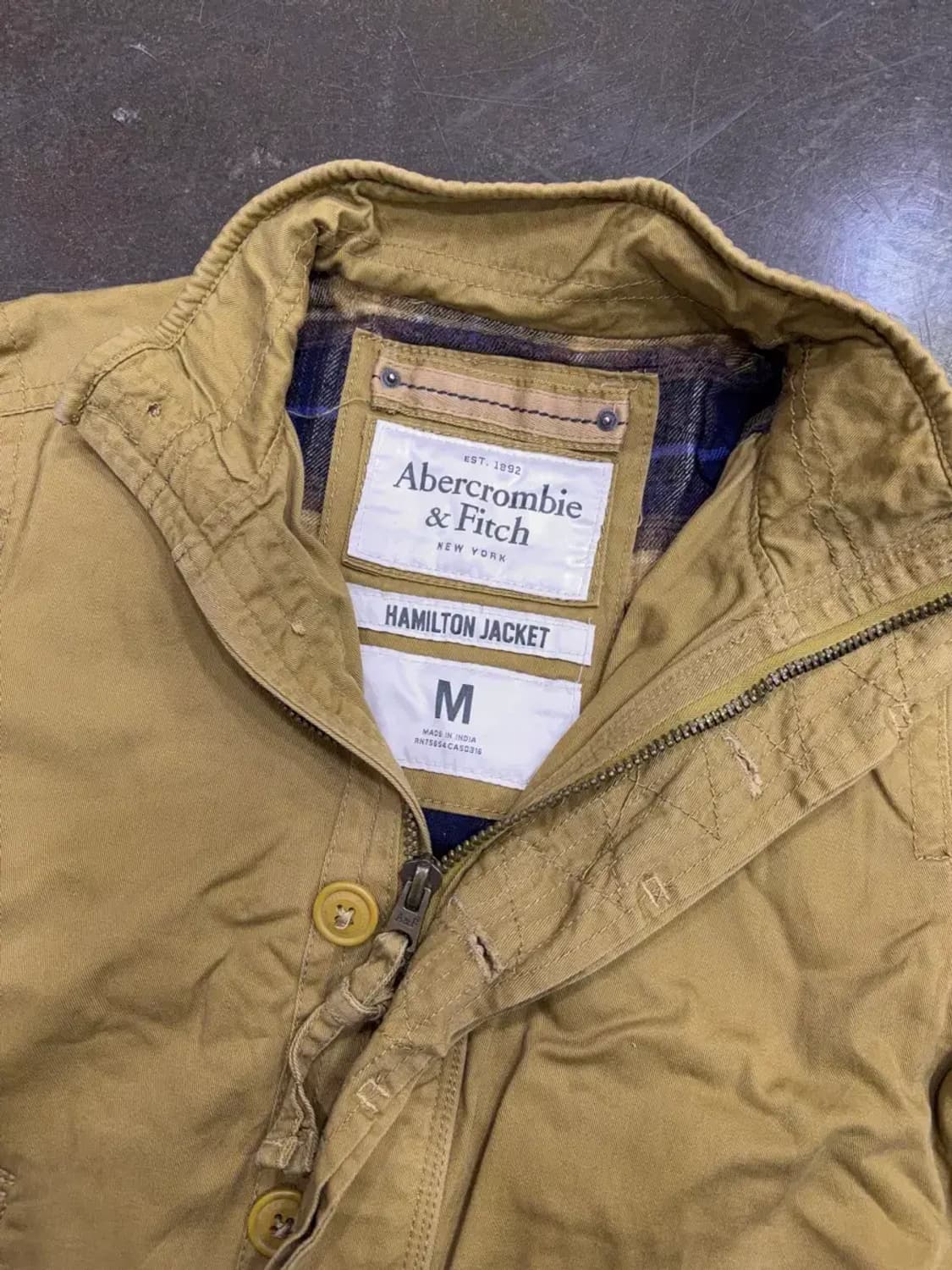 아베크롬비 해밀턴 자켓 탄 베이지 워크자켓 M 상품이미지8