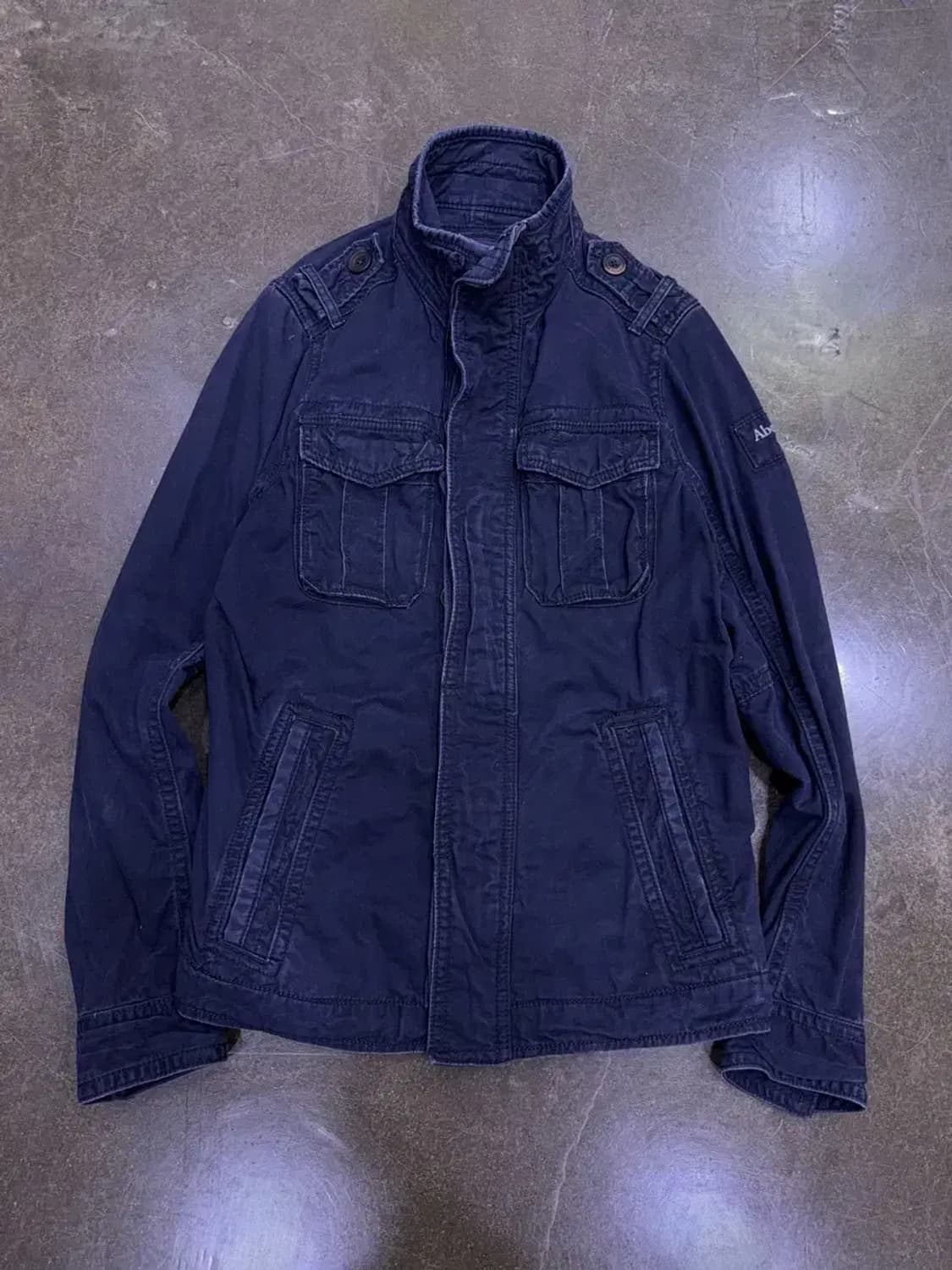 아베크롬비 센티넬 빈티지 밀리터리 야상 자켓 네이비 M 상품이미지1