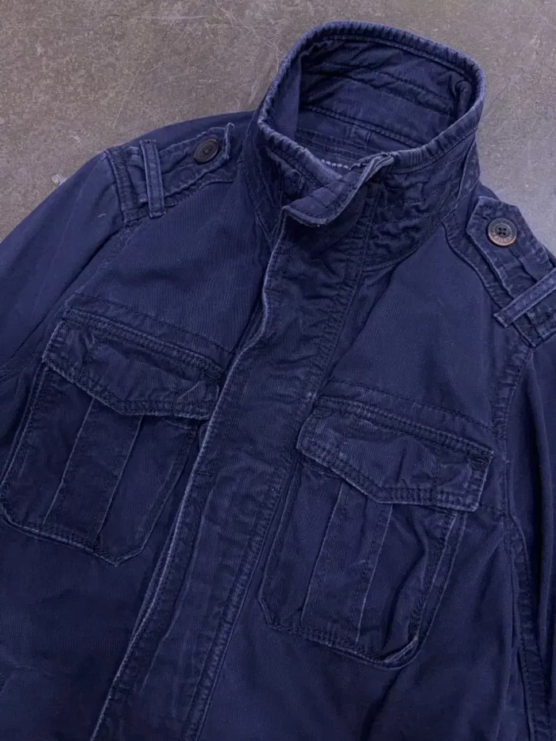 아베크롬비 센티넬 빈티지 밀리터리 야상 자켓 네이비 M 상품이미지3