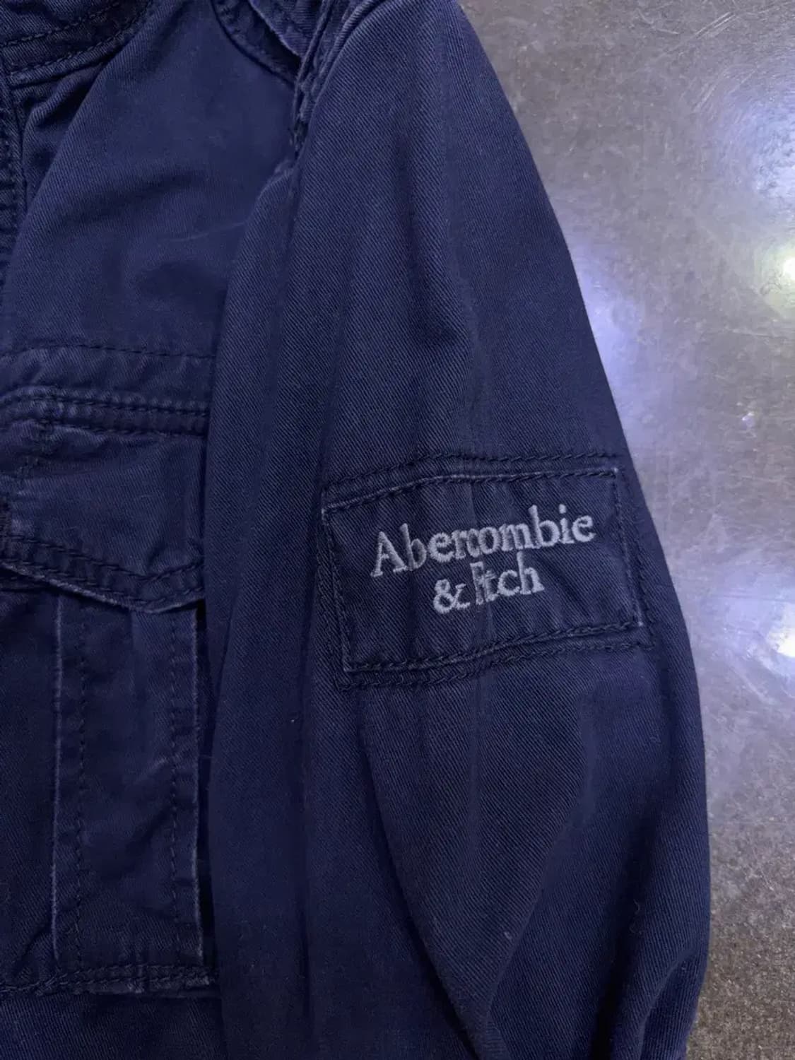 아베크롬비 센티넬 빈티지 밀리터리 야상 자켓 네이비 M 상품이미지6