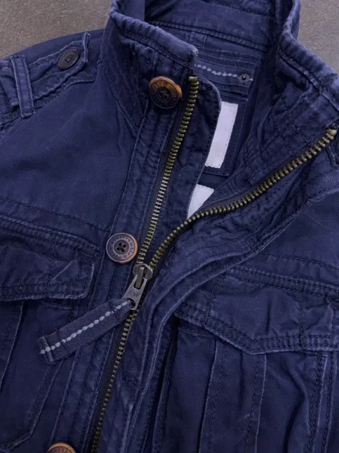 아베크롬비 센티넬 빈티지 밀리터리 야상 자켓 네이비 M 상품이미지7