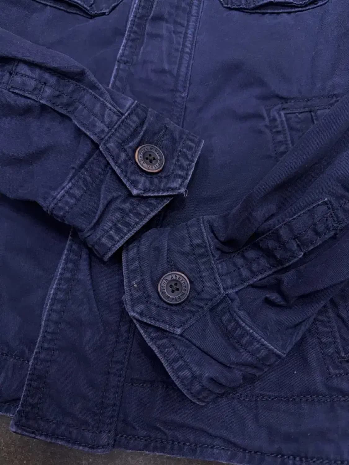 아베크롬비 센티넬 빈티지 밀리터리 야상 자켓 네이비 M 상품이미지8