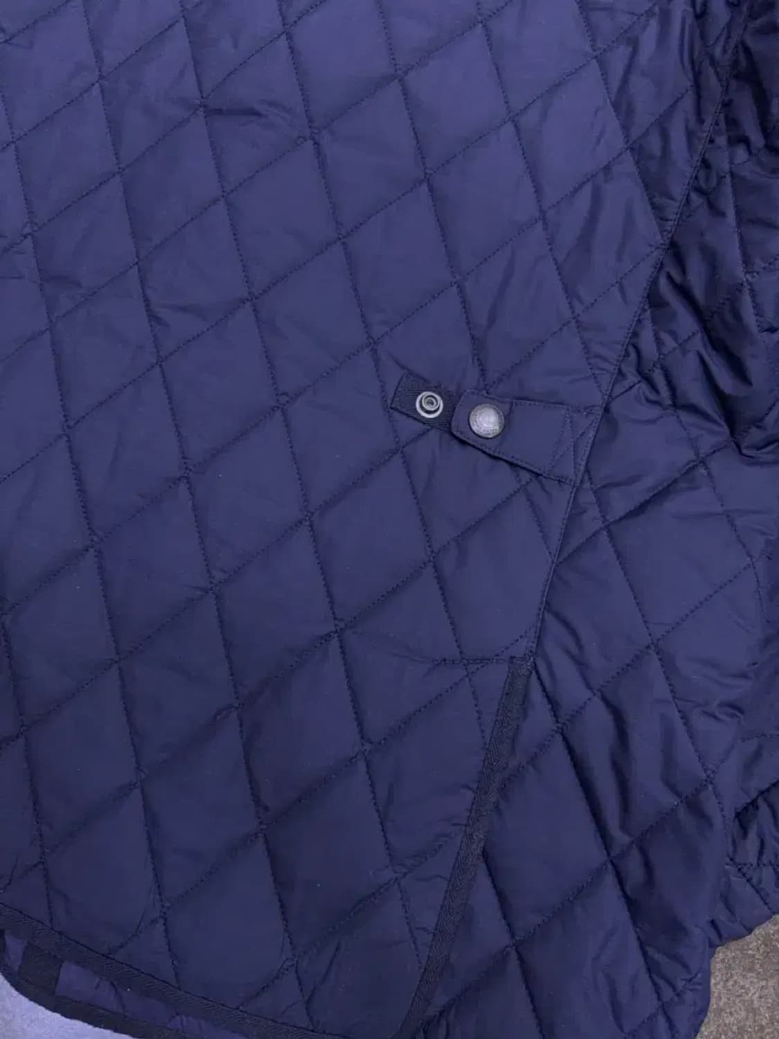 폴로 랄프로렌 코듀로이 카라넥 퀼팅자켓 네이비 L 상품이미지8