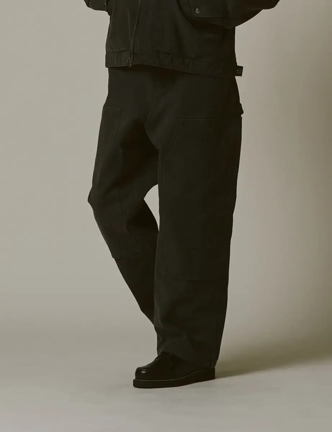 네이머클로딩 하드 페이드 더블니 워크웨어 팬츠 차콜 L 상품이미지1