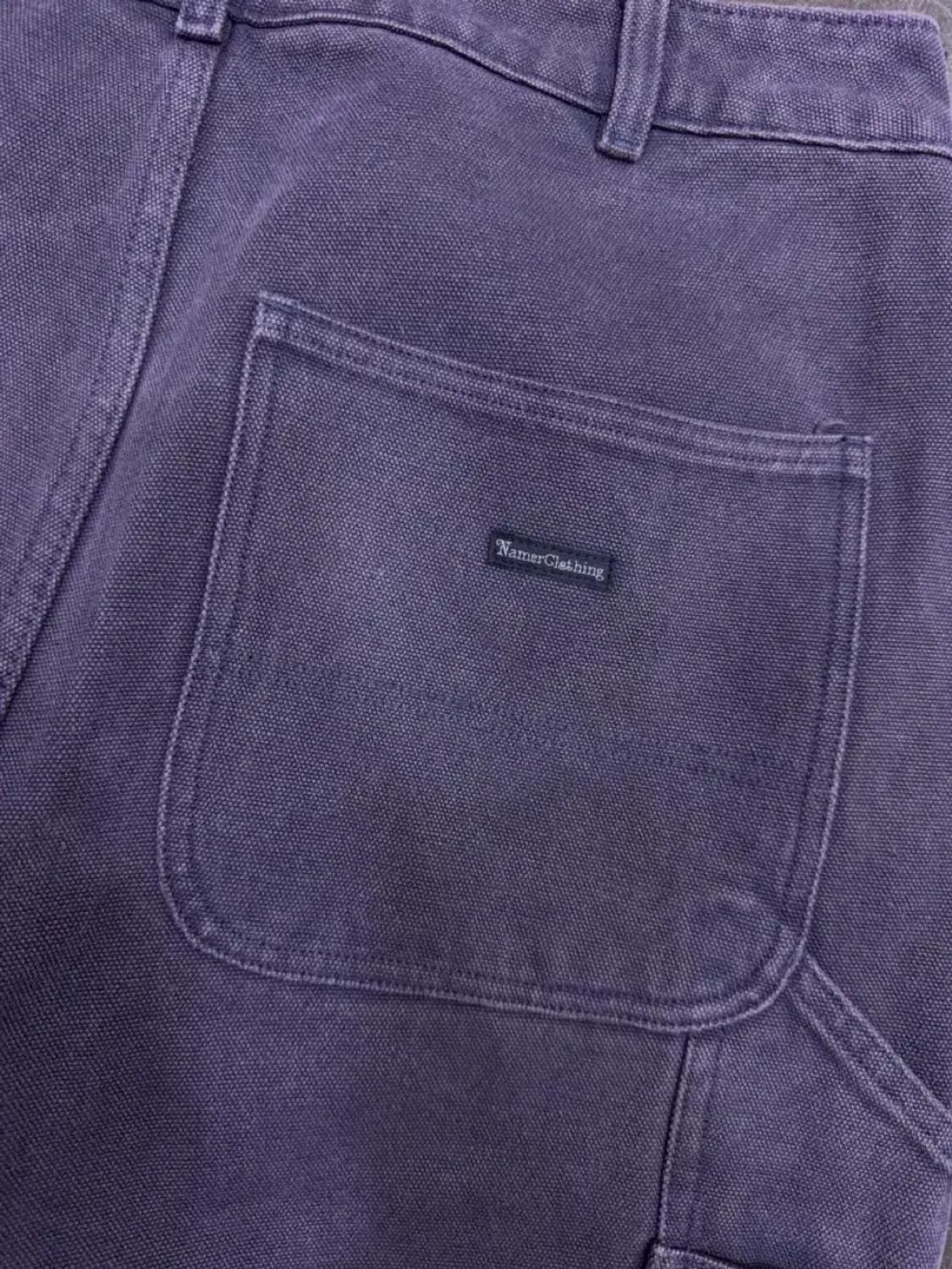 네이머클로딩 하드 페이드 더블니 워크웨어 팬츠 차콜 L 상품이미지10