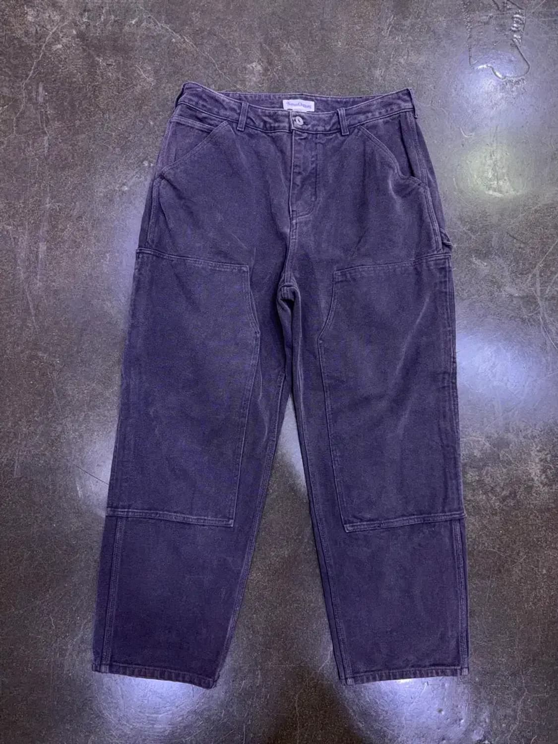 네이머클로딩 하드 페이드 더블니 워크웨어 팬츠 차콜 L 상품이미지3