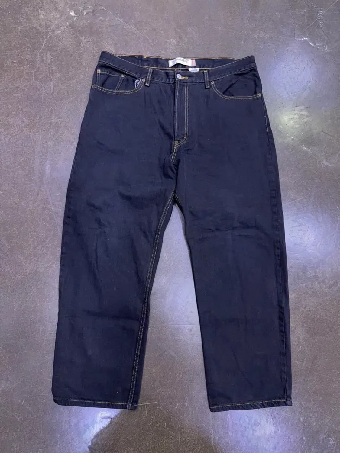 리바이스 550 레귤러 릴렉스핏 00's 블랙진 데님팬츠 38 상품이미지1