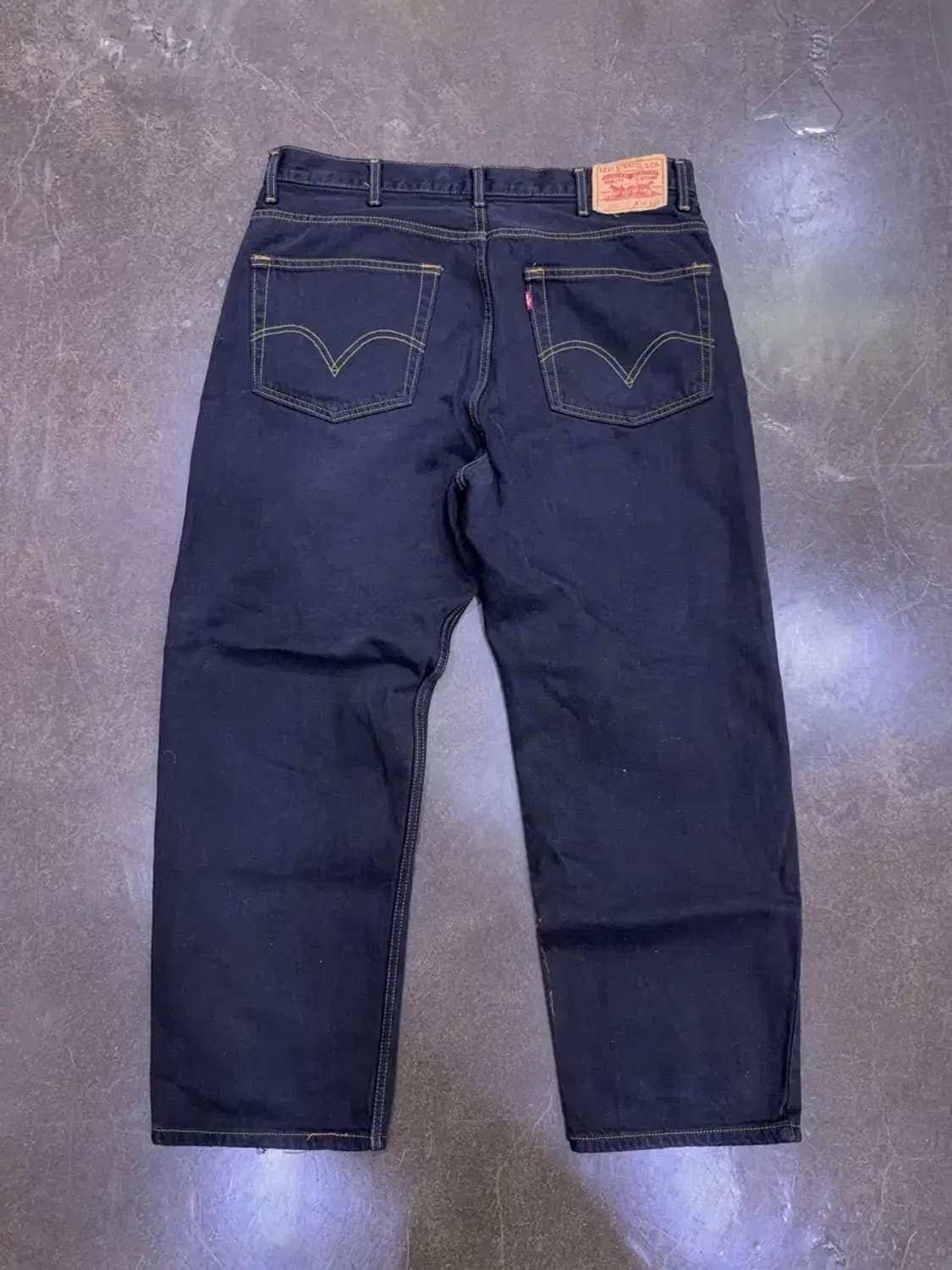 리바이스 550 레귤러 릴렉스핏 00's 블랙진 데님팬츠 38 상품이미지2