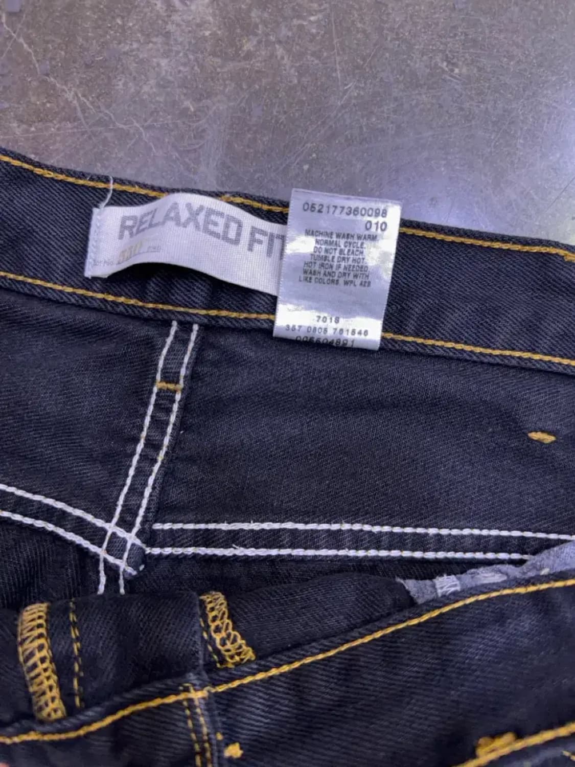 리바이스 550 레귤러 릴렉스핏 00's 블랙진 데님팬츠 38 상품이미지9