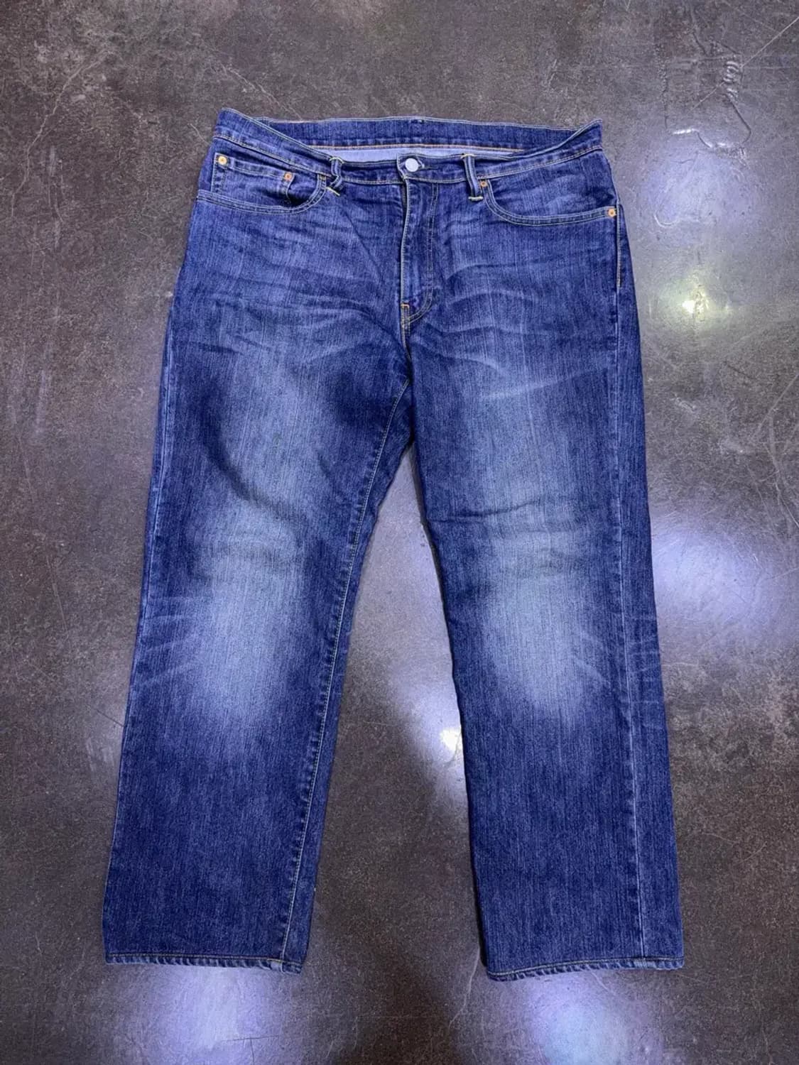 리바이스 502 테이퍼드핏 빈티지 워싱 데님팬츠 36 상품이미지1