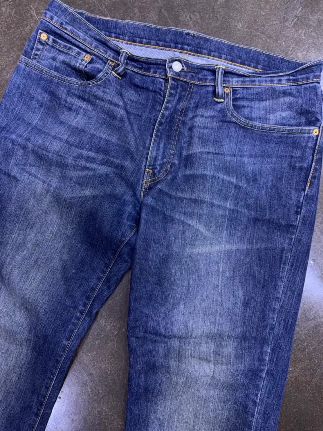 리바이스 502 테이퍼드핏 빈티지 워싱 데님팬츠 36 상품이미지3