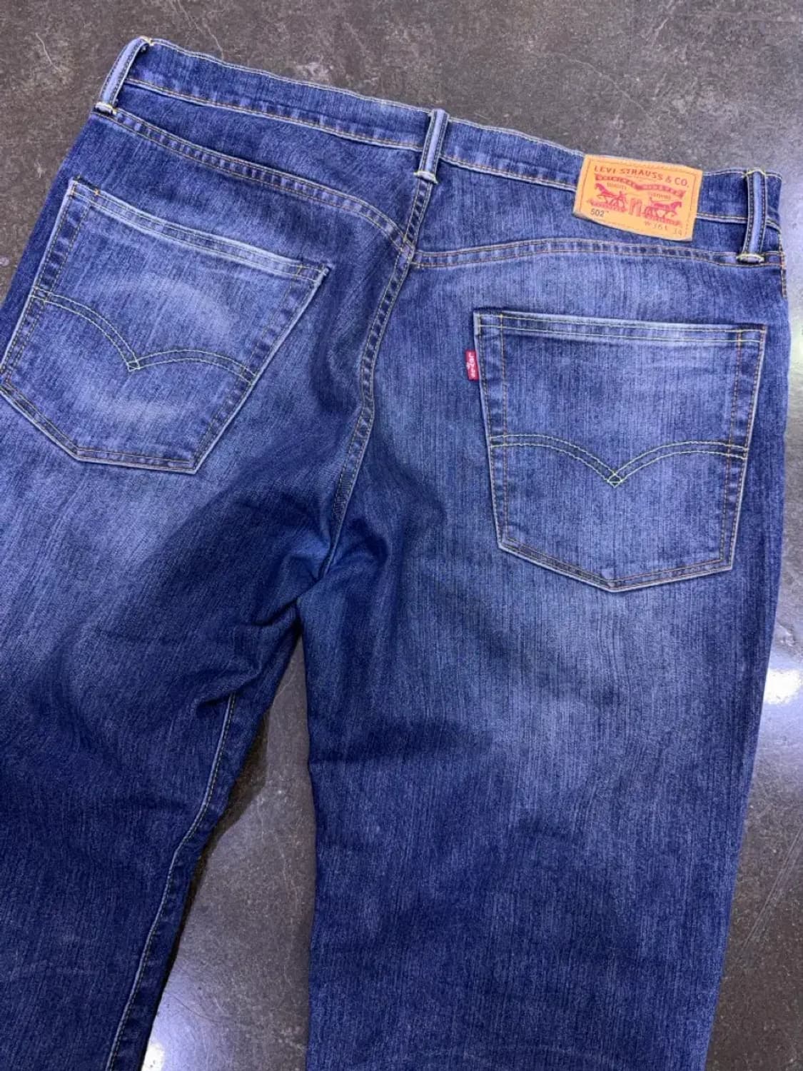리바이스 502 테이퍼드핏 빈티지 워싱 데님팬츠 36 상품이미지7