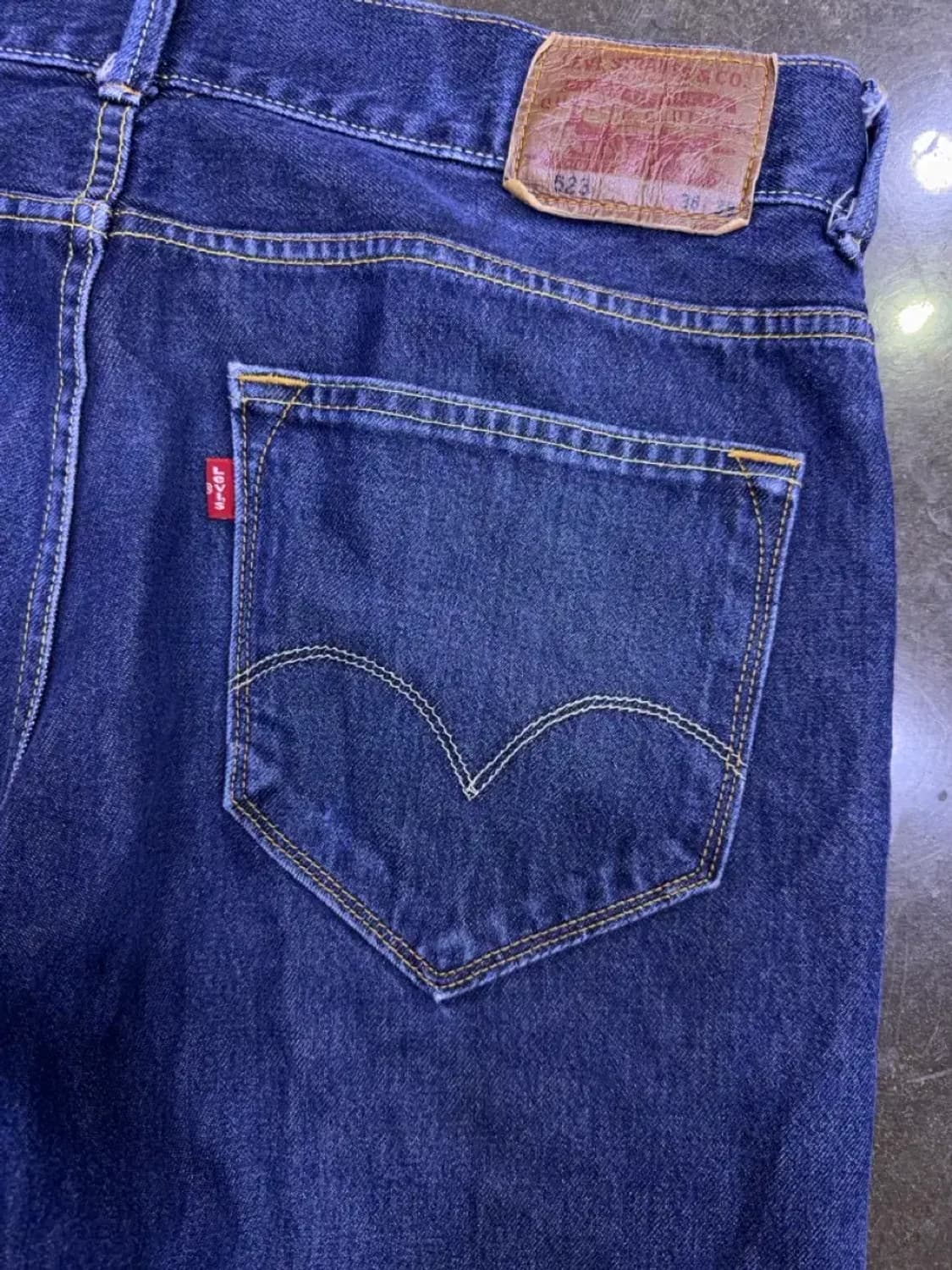 리바이스 523 스트레이트핏 중청 데님팬츠 청바지 36 상품이미지8