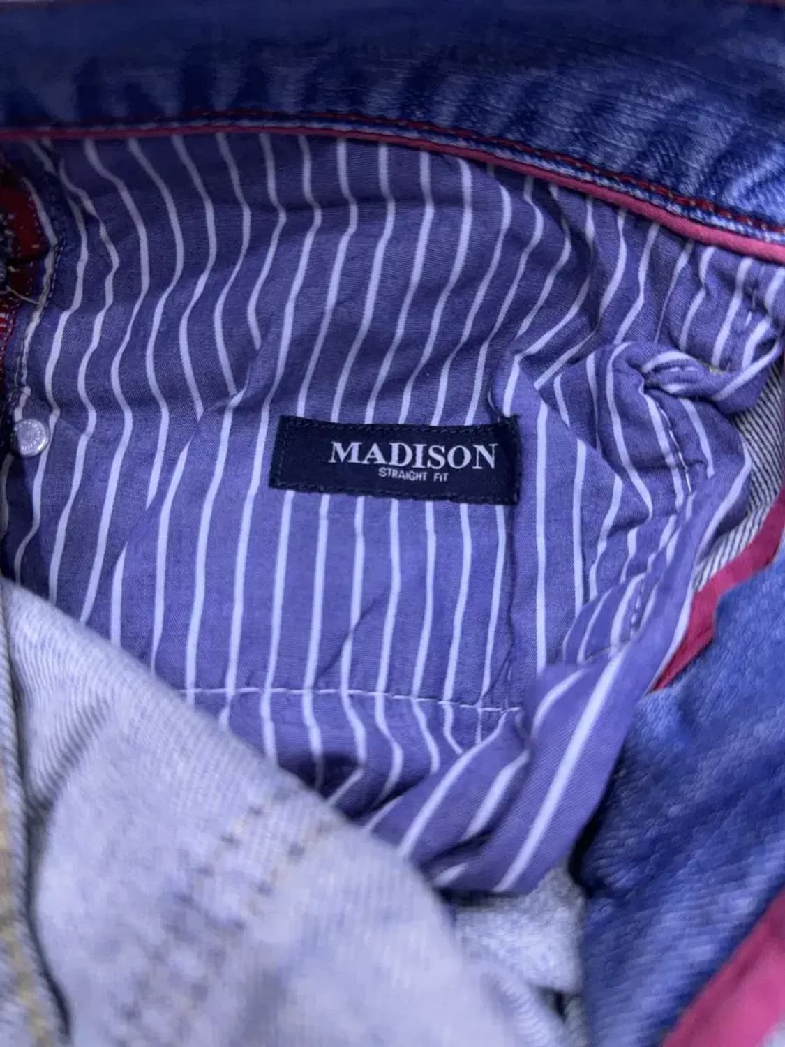 타미힐피거 메디슨 스트레이트핏 빈티지 연청 워싱 데님팬츠 32 상품이미지10