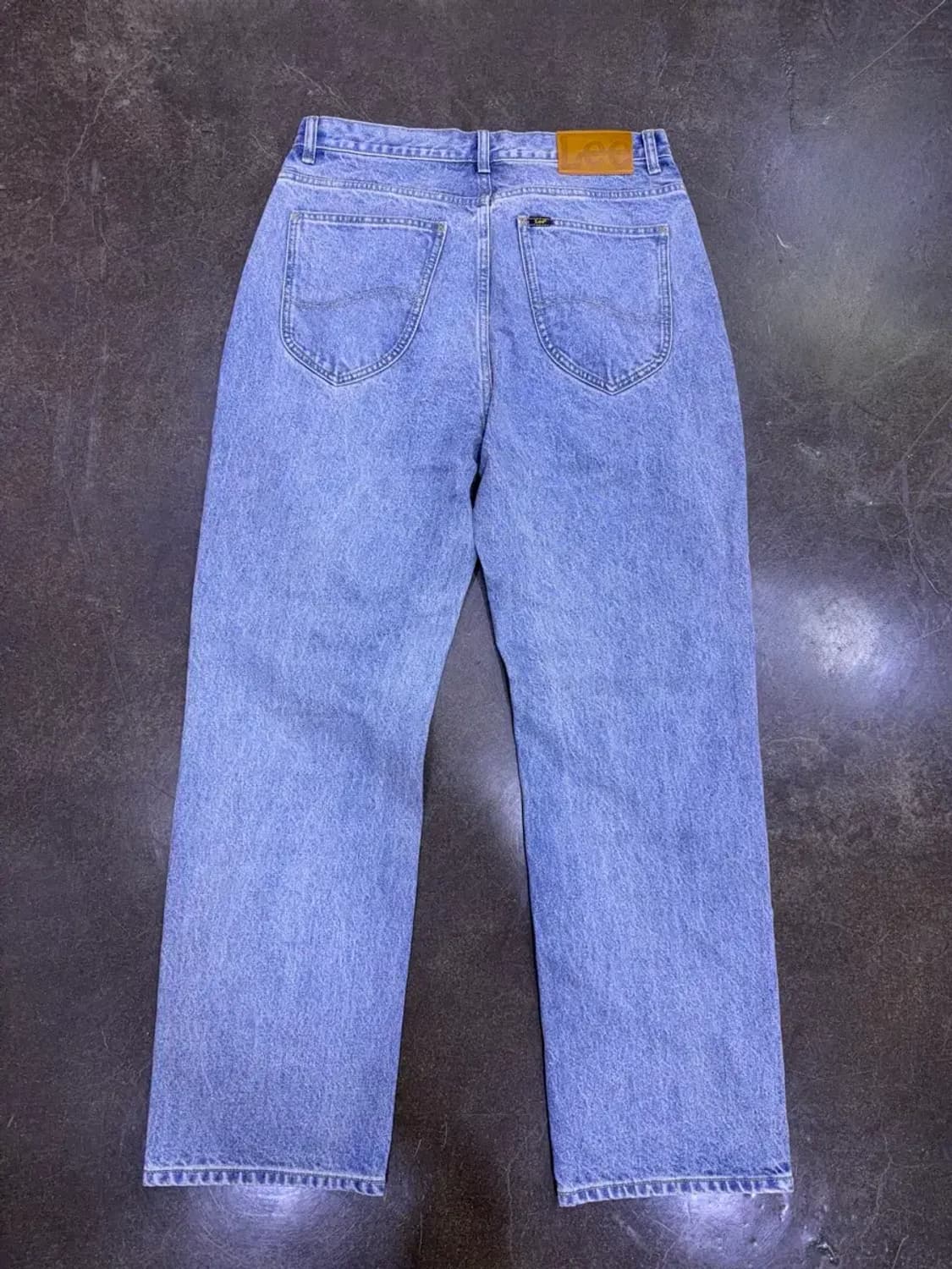 Lee 리 맨 레귤러 스트레이트핏 스톤워싱 데님팬츠 인디고 34 상품이미지2