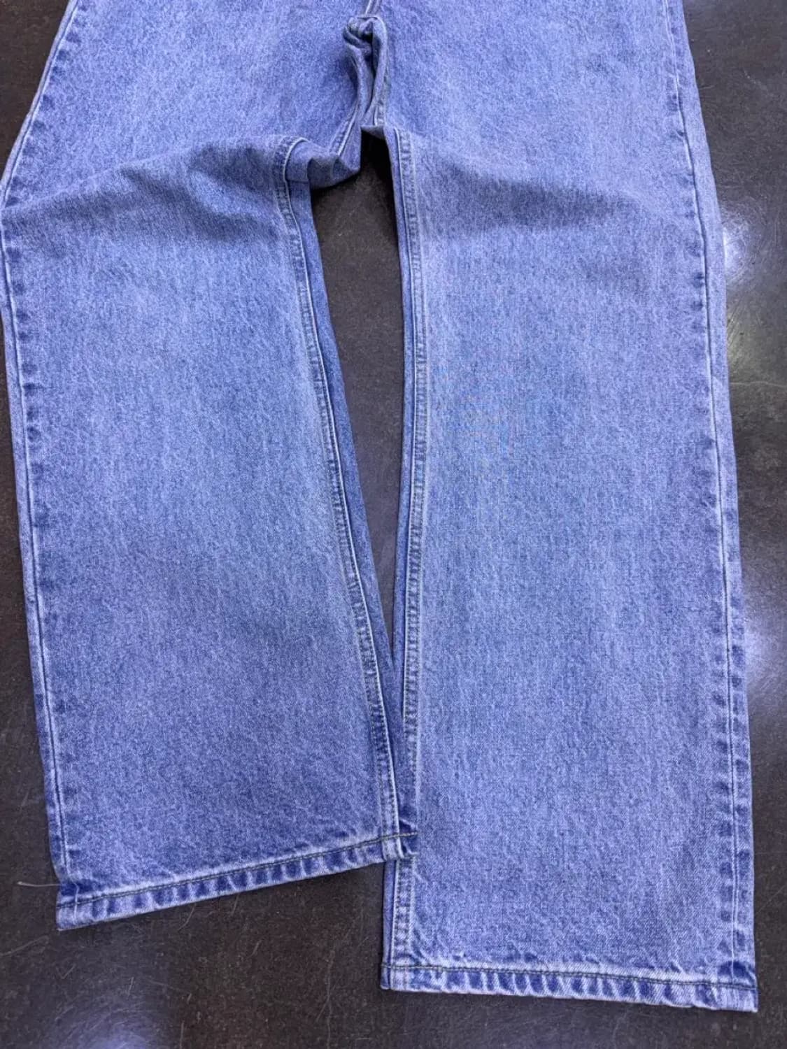 Lee 리 맨 레귤러 스트레이트핏 스톤워싱 데님팬츠 인디고 34 상품이미지5