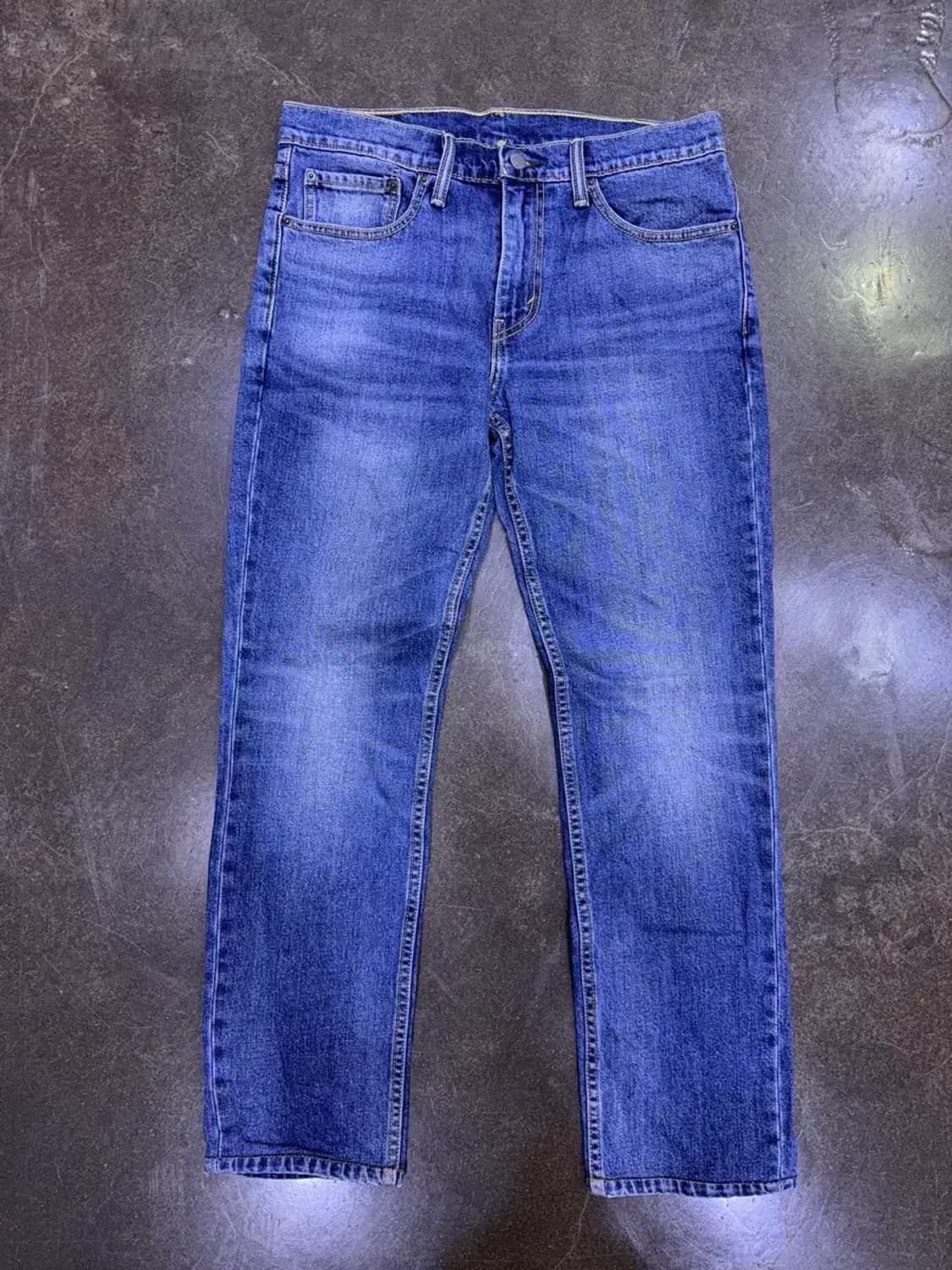 리바이스 511 슬림핏 중청 라인 워싱 데님팬츠 청바지 32 상품이미지1