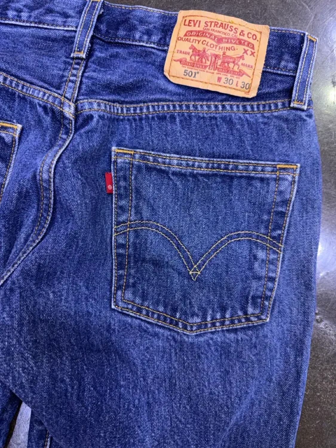 리바이스 501 레귤러핏 00's 멕시코 메이드 빈티지 데님팬츠 30 상품이미지6