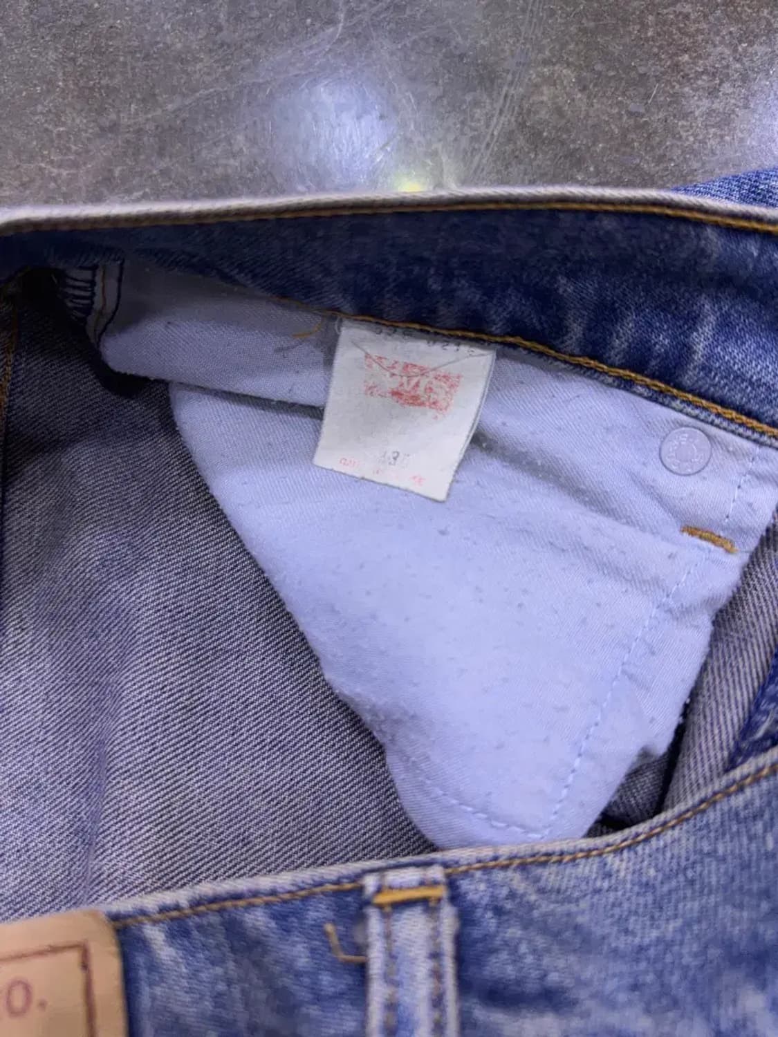 리바이스 529-0217 배기핏 릴렉스핏 재팬 메이드 데님팬츠 30 상품이미지10