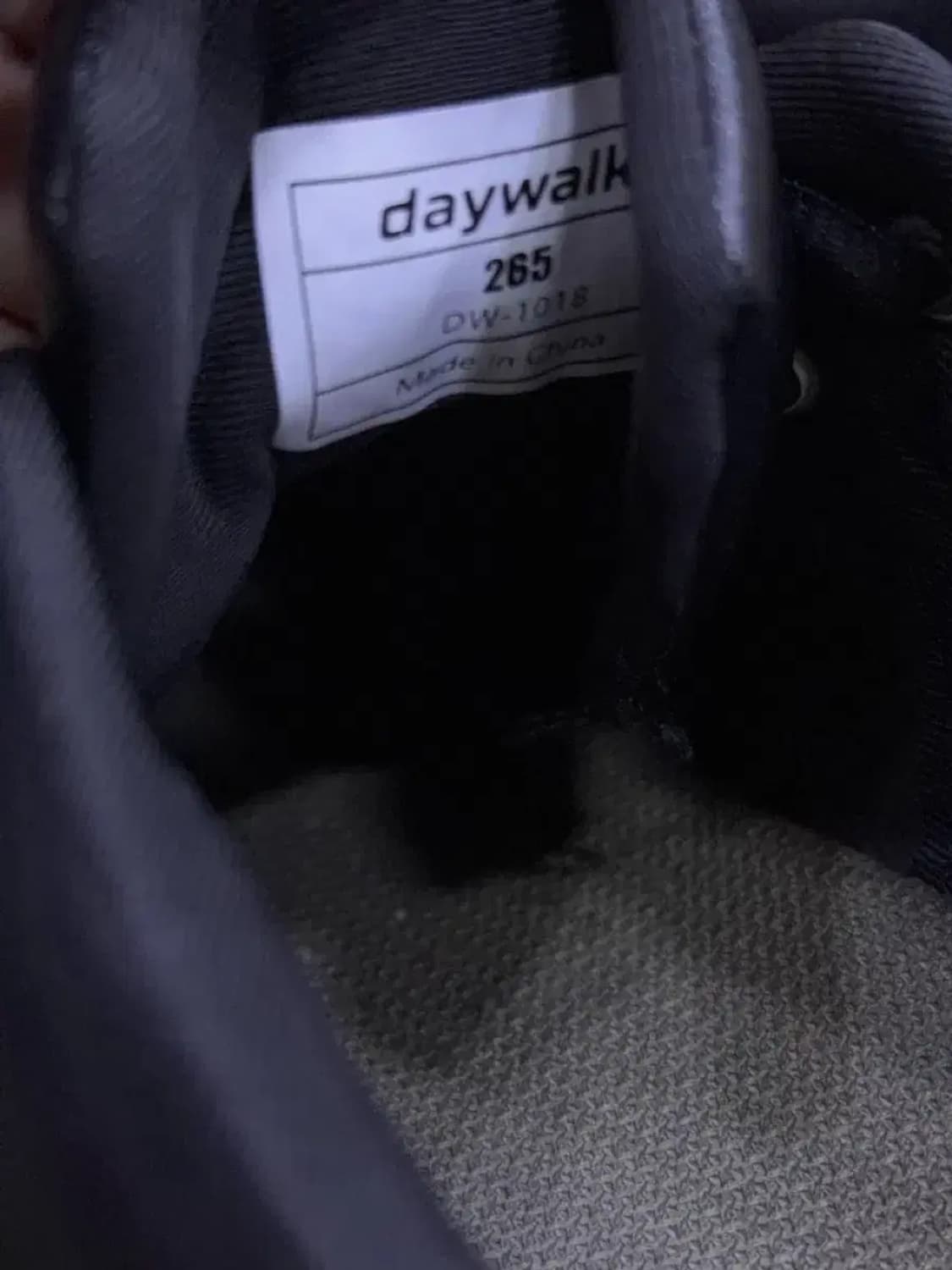 데이워크 컴포트 아치 스니커즈 블랙 265 상품이미지8
