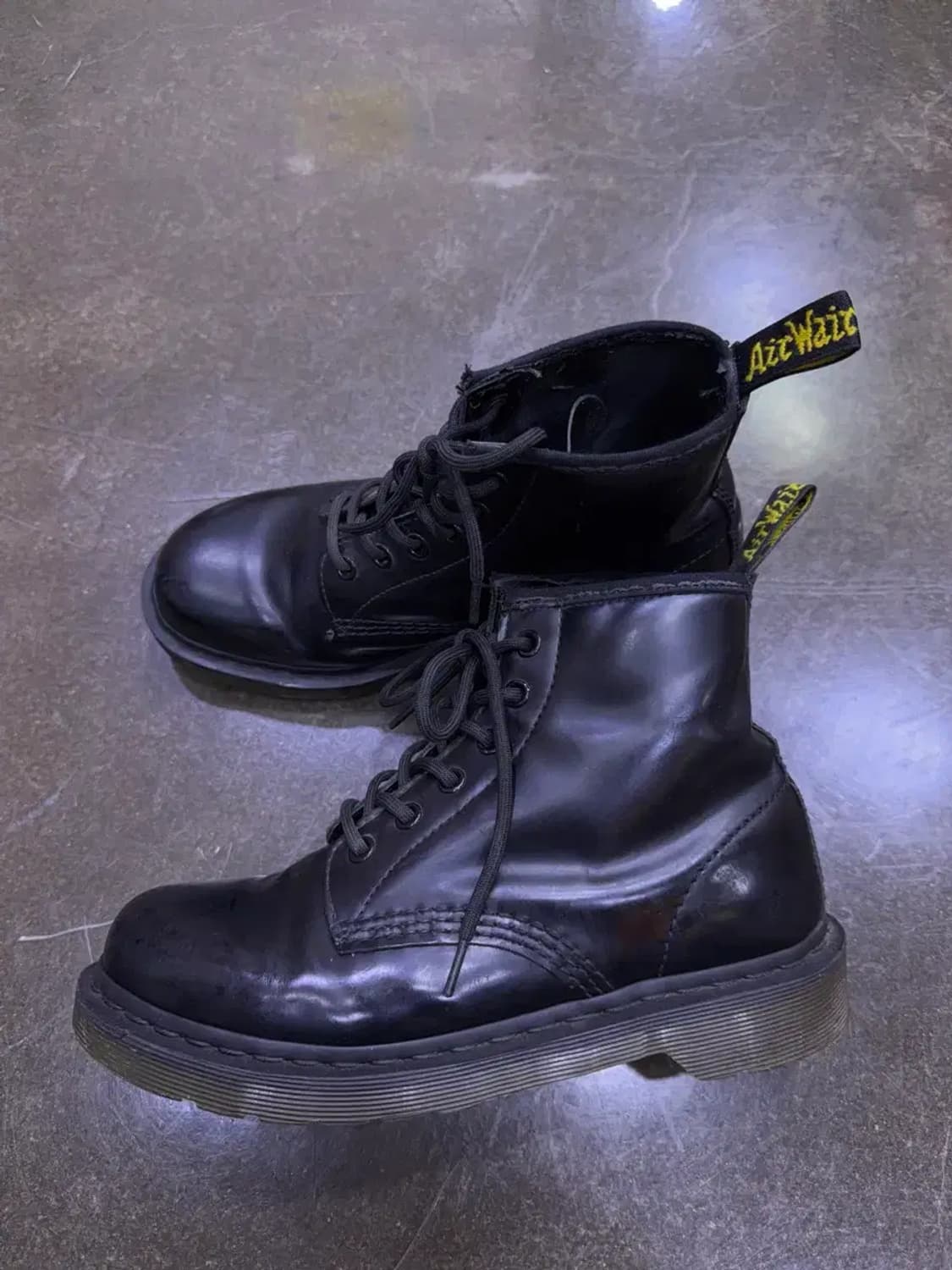 닥터마틴 10064 블랙 6홀 워커 부츠 240 상품이미지5