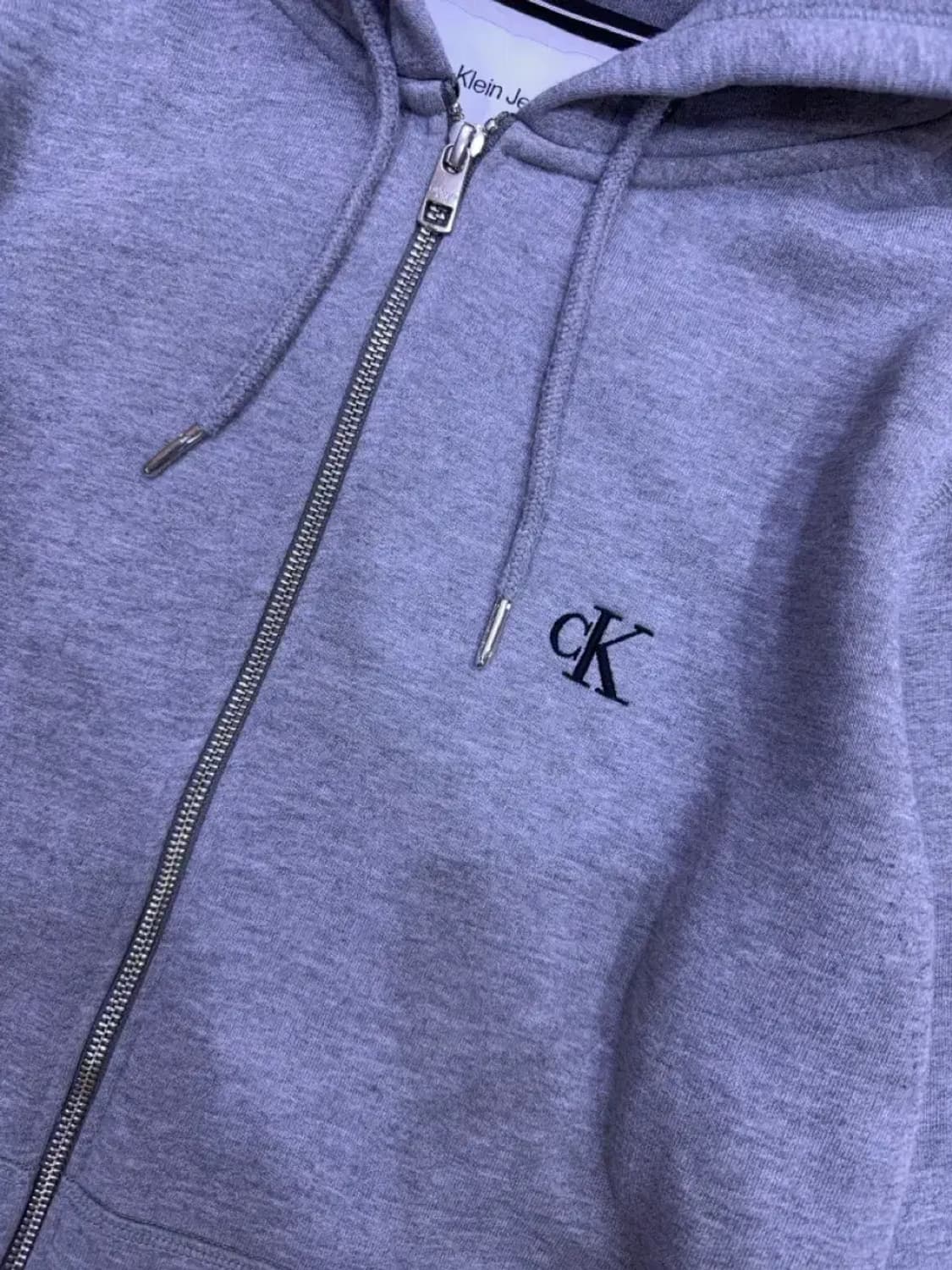 캘빈클라인 CK 아카이브 자수 약기모 후드집업 자켓 L 상품이미지6
