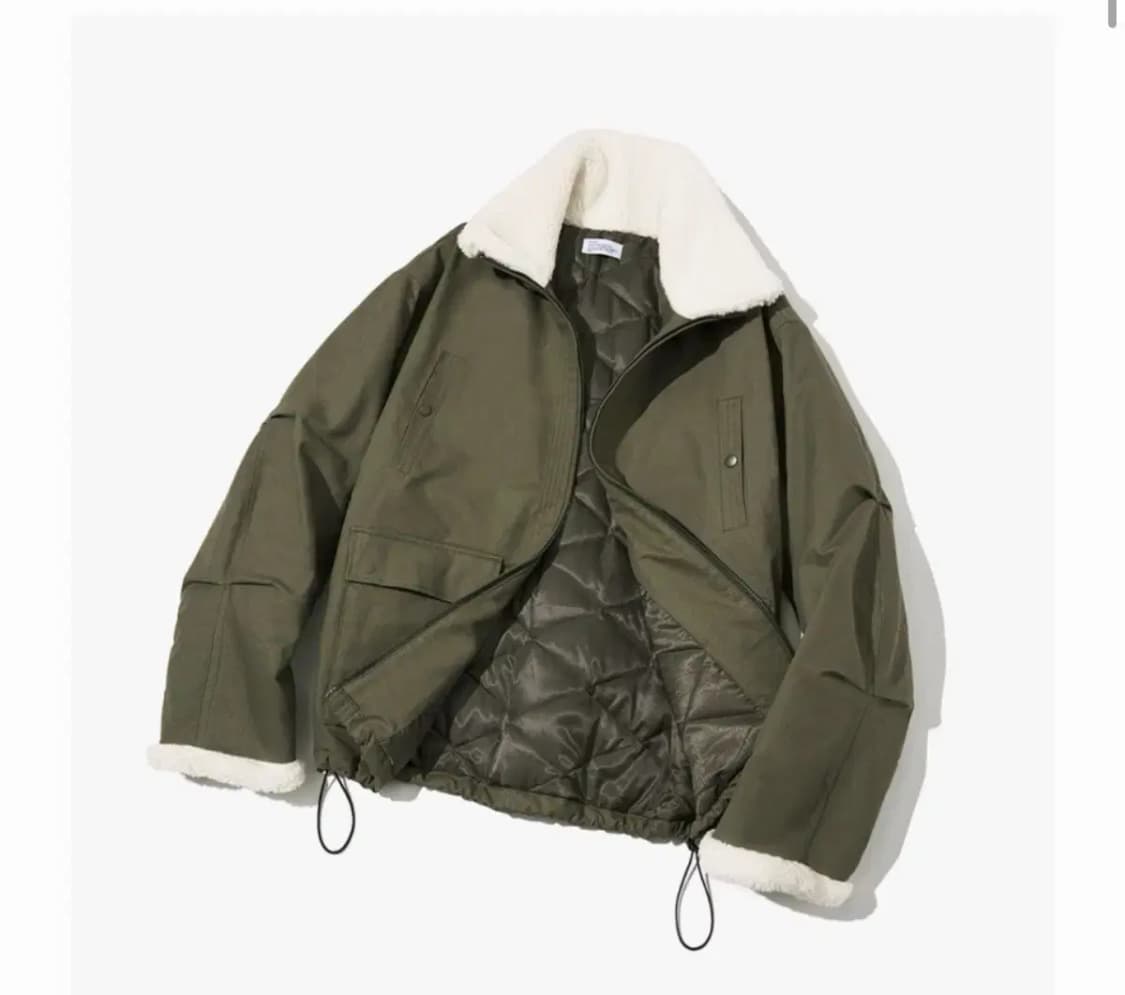 파르티멘토 3M 신슐레이트 보아 플리스 무톤 자켓 카키 M 상품이미지1