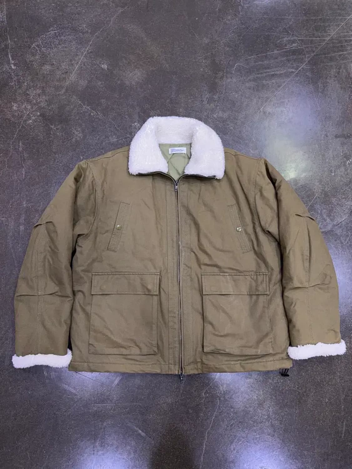 파르티멘토 3M 신슐레이트 보아 플리스 무톤 자켓 카키 M 상품이미지5